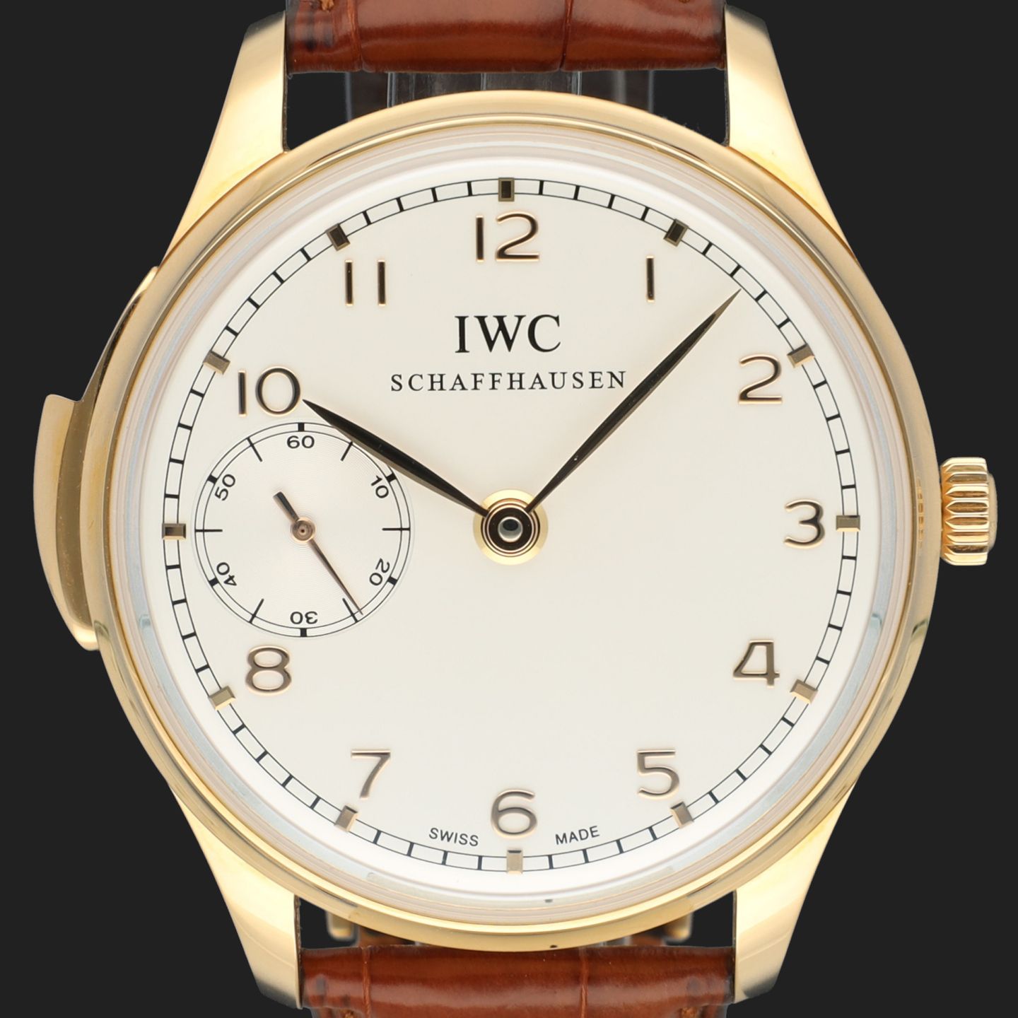 IWC Portuguese Minute Repeater IW524205 (Onbekend (willekeurig serienummer)) - Grijs wijzerplaat 43mm Witgoud (2/8)