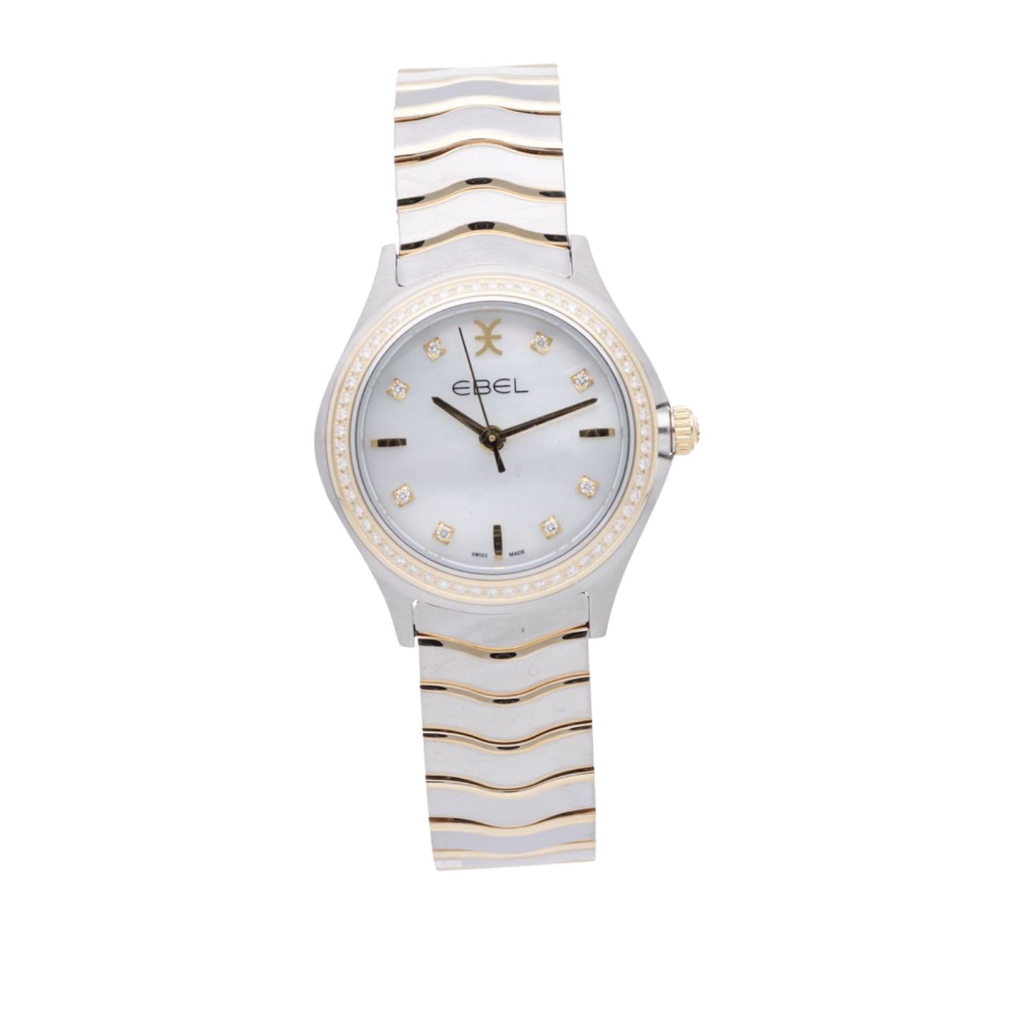 Ebel Wave 1216351 (2024) - Pearl dial 31 mm Gold/Steel case (1/7)