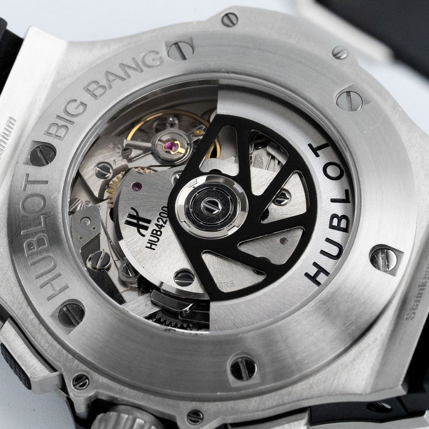 Hublot Big Bang Aero Bang 311.SM.1170.GR (Unknown (random serial)) - Black dial 45 mm Steel case (5/6)