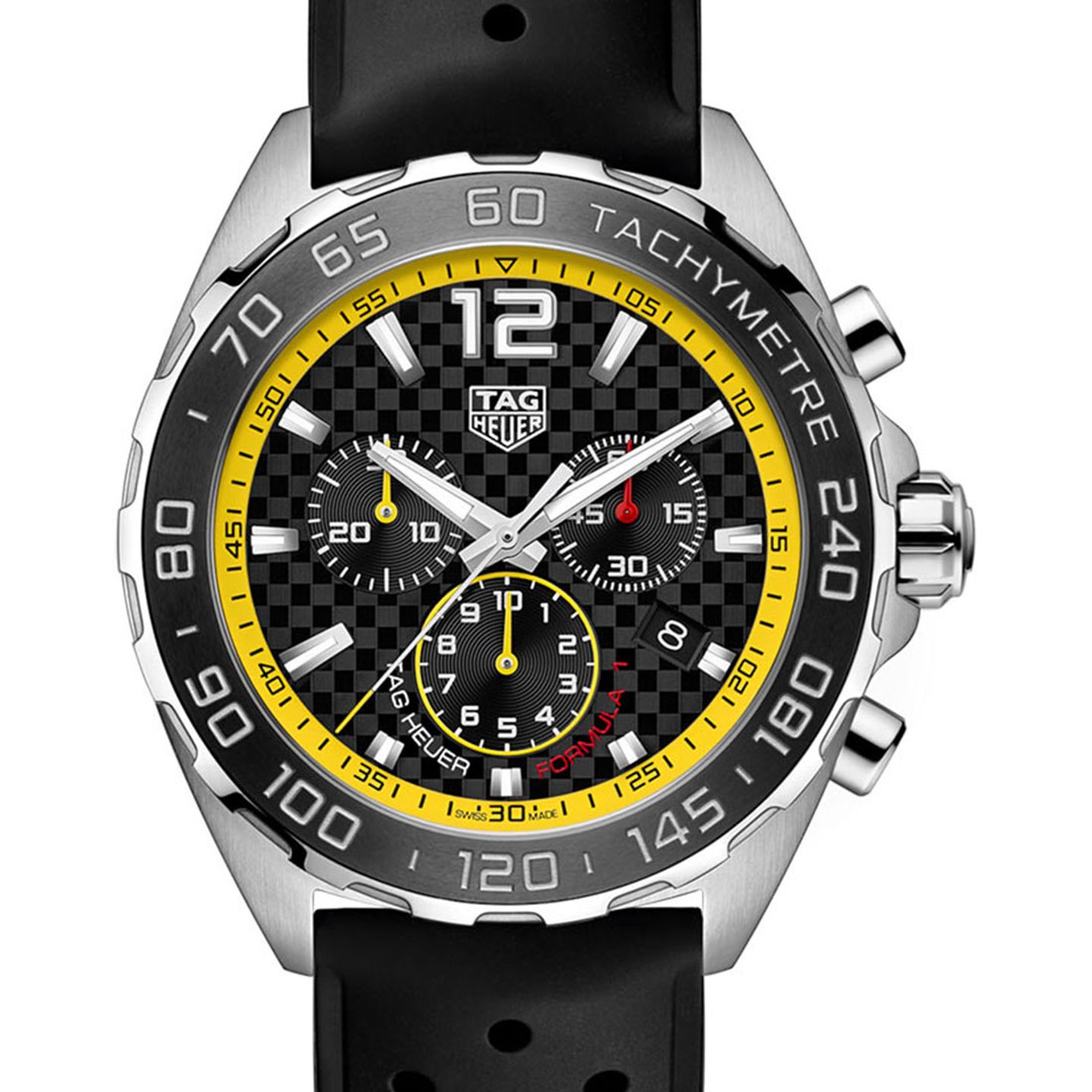 TAG Heuer Formula 1 Quartz CAZ101AC.FT8024 (2024) - Zwart wijzerplaat 43mm Staal (2/3)