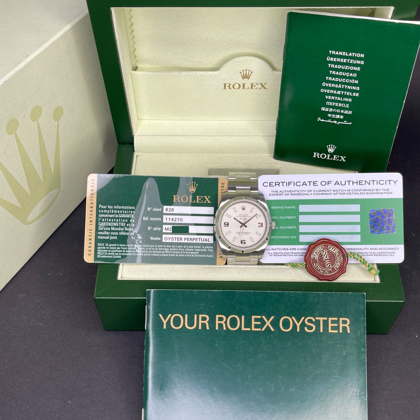 Rolex Air-King 114210 (2007) - Silver dial 34 mm Steel case (2/7)