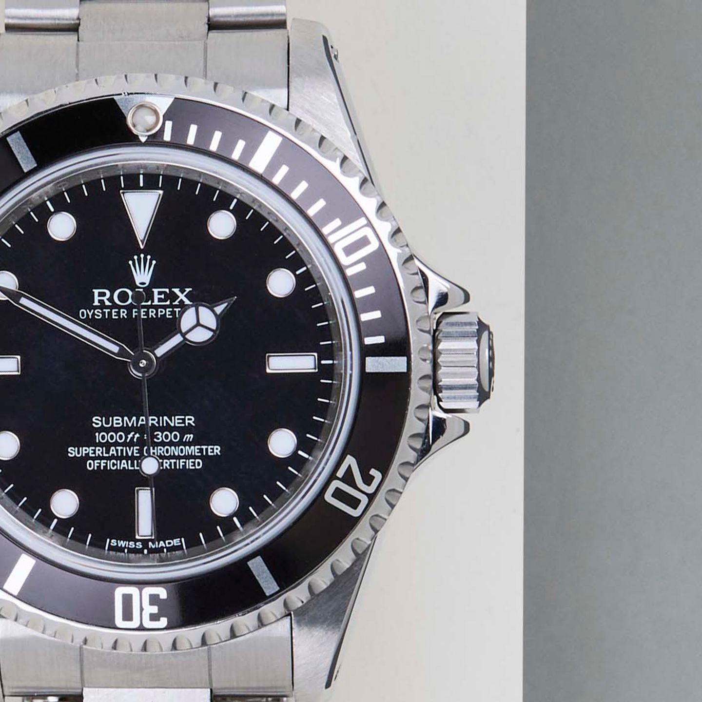 Rolex Submariner No Date 14060M (2011) - Zwart wijzerplaat 40mm Staal (5/8)