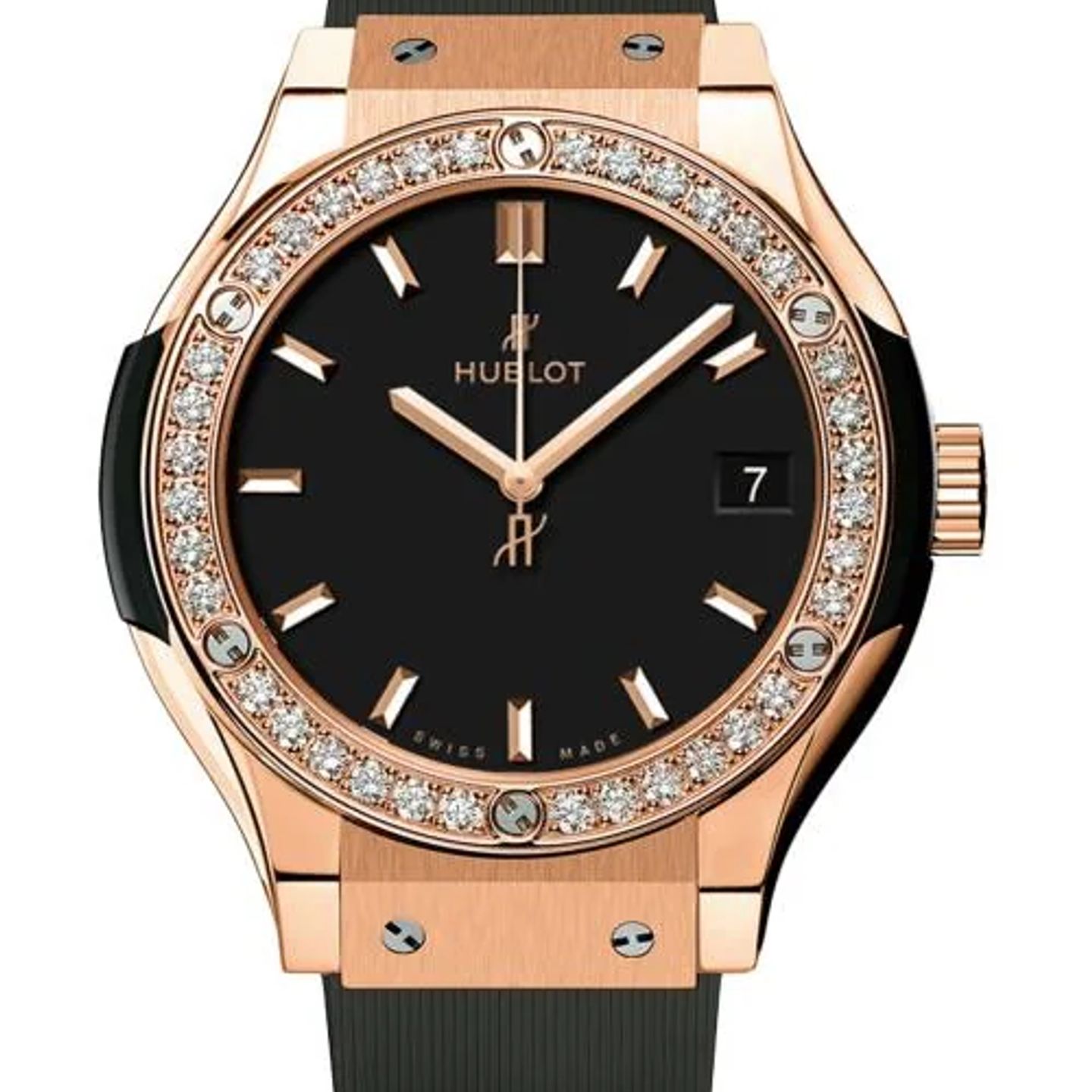 Hublot Classic Fusion Quartz 581.OX.1480.RX.1104 (2026) - Black dial 33 mm Rose Gold case (1/1)