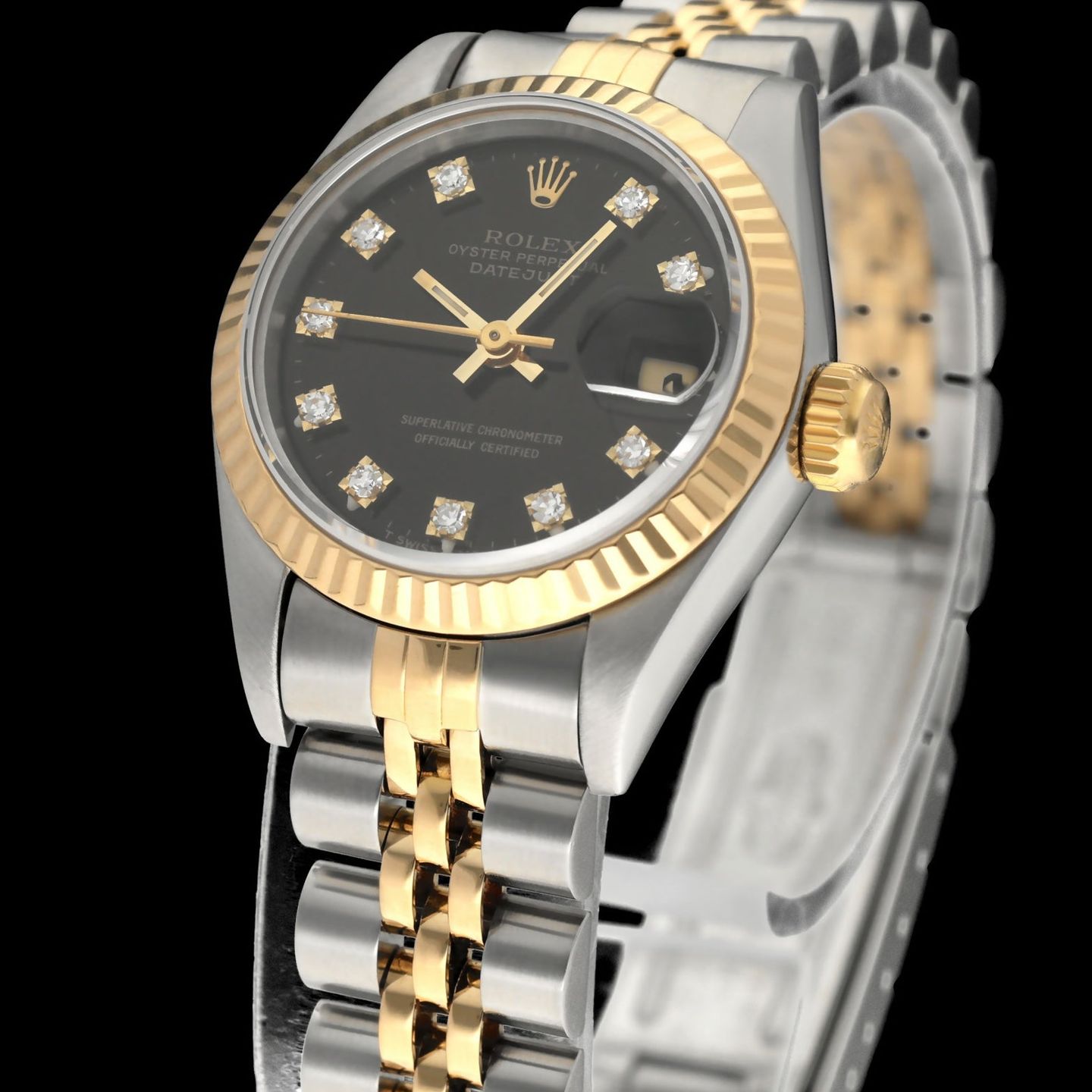 Rolex Lady-Datejust 69173G (1994) - 26 mm Gold/Steel case (7/8)