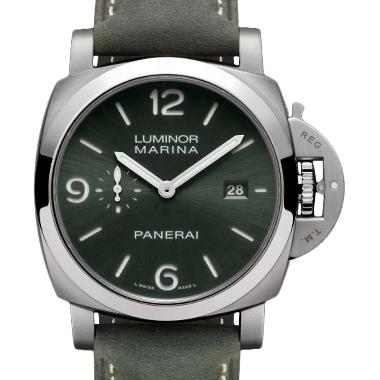 Panerai Luminor Marina PAM03325 (2026) - Groen wijzerplaat 44mm Titanium (1/1)