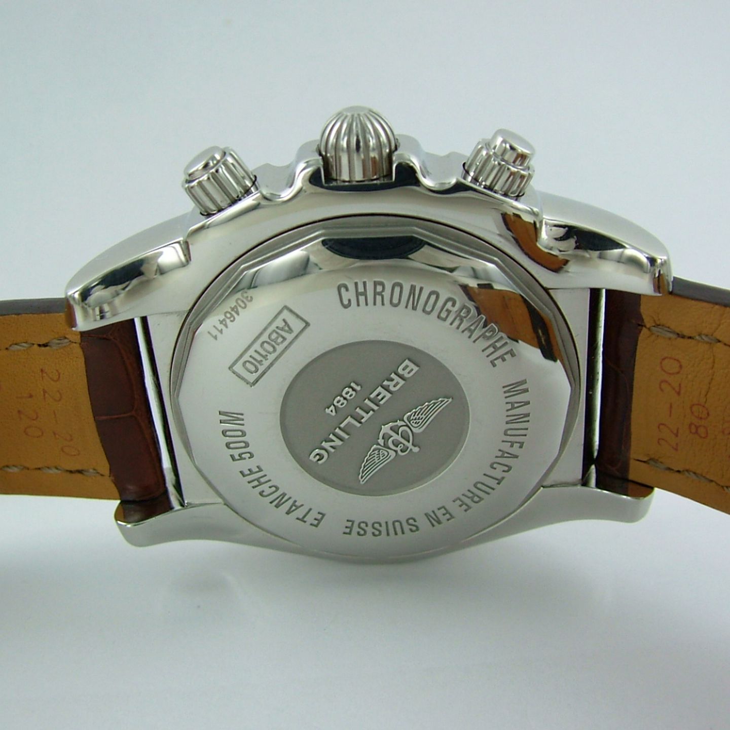 Breitling Chronomat 44 - (Unknown (random serial)) - Black dial 42 mm Steel case (5/5)