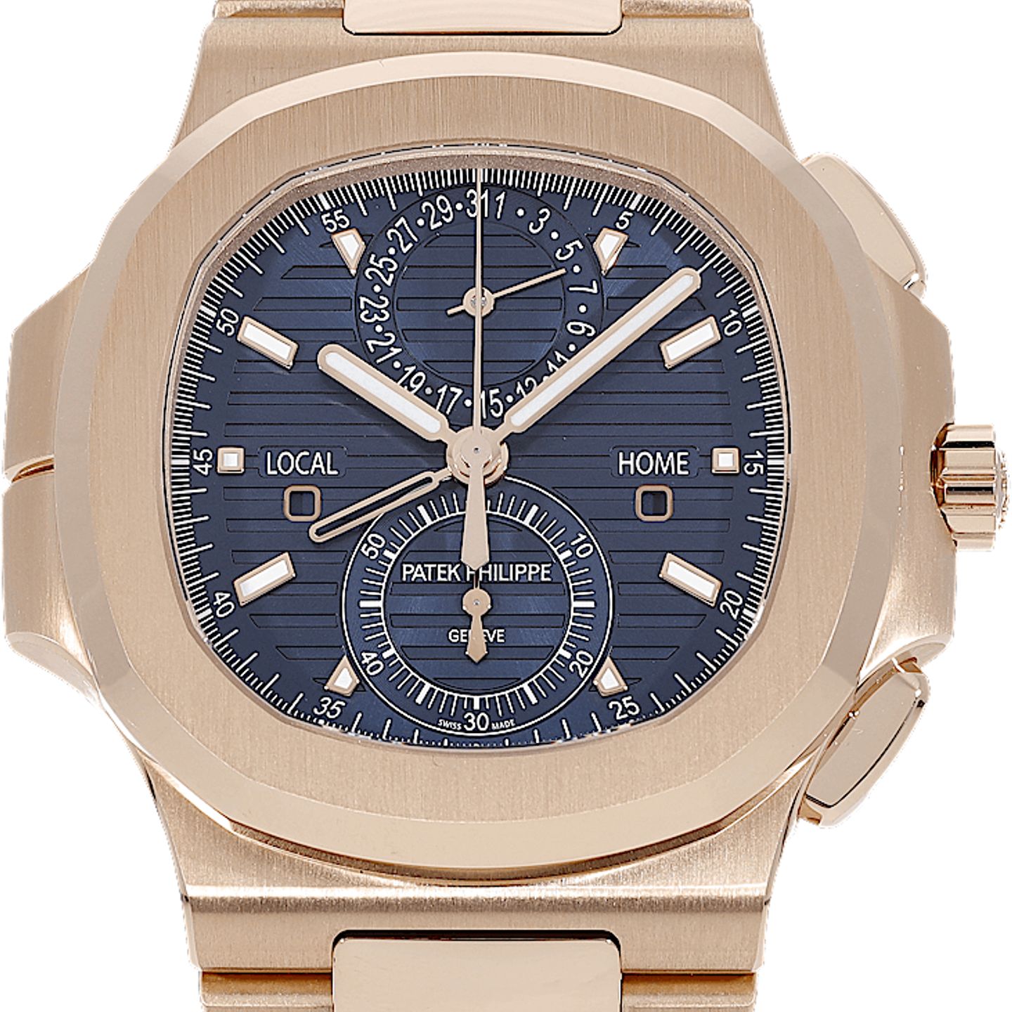 Patek Philippe Nautilus 5990/1R-001 (2025) - Blue dial 41 mm Rose Gold case (2/5)