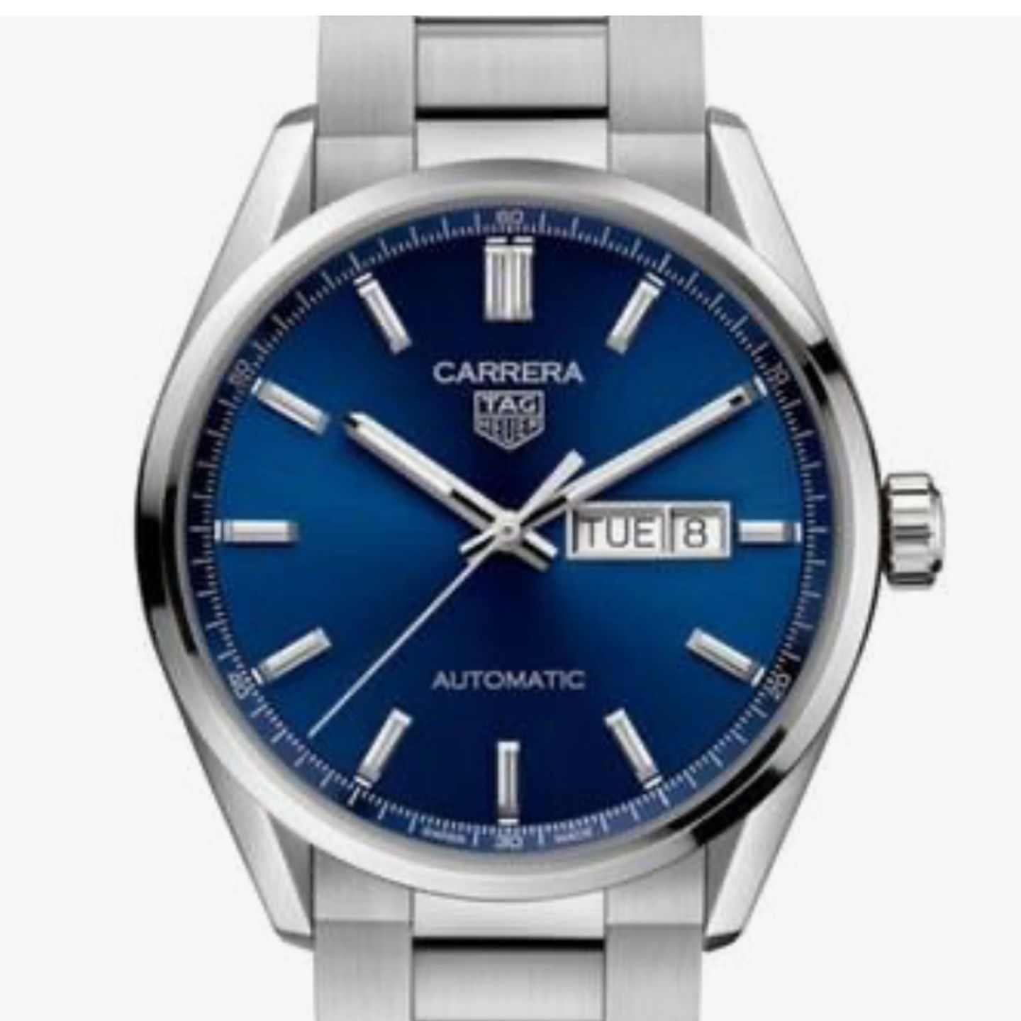 TAG Heuer Carrera Calibre 5 WBN2012.BA0640 (2024) - Blue dial 41 mm Steel case (1/1)