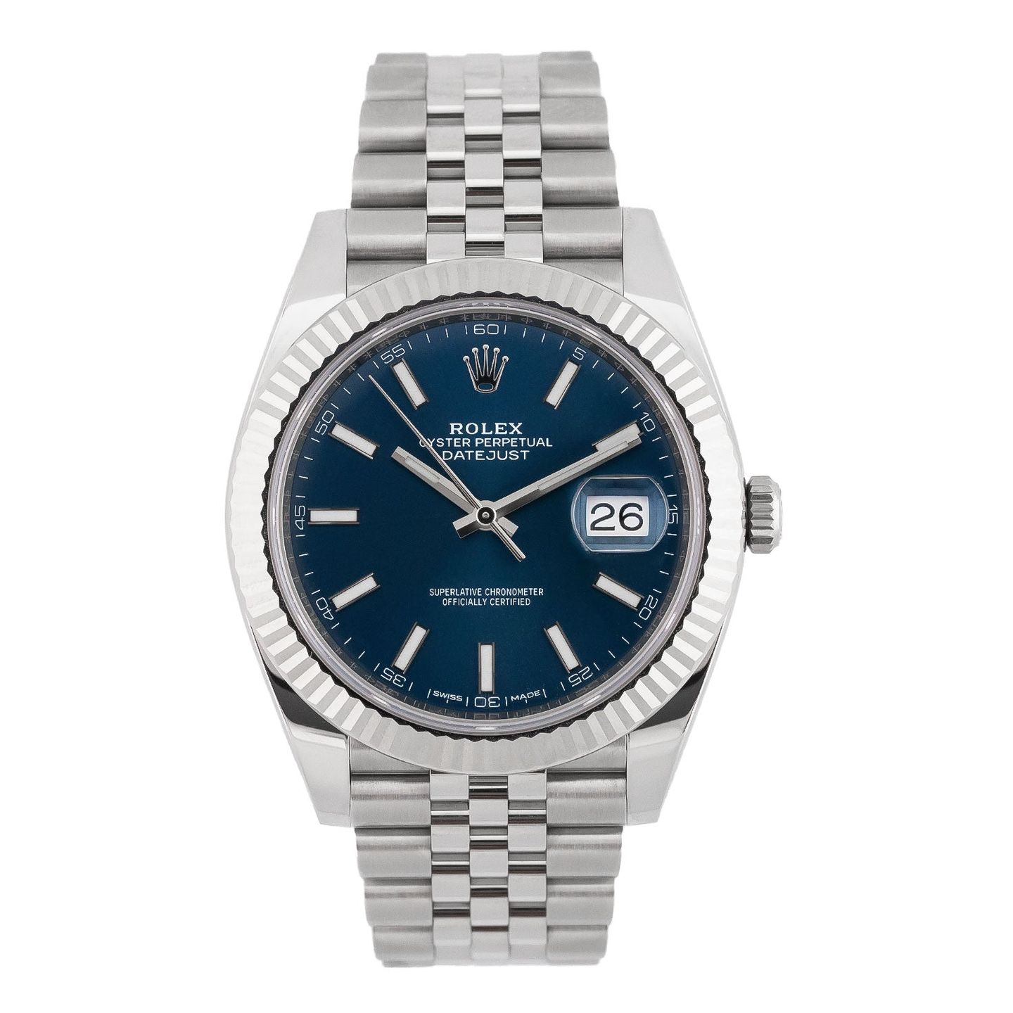 Rolex Datejust 41 126334 (2024) - Blue dial 41 mm Steel case (1/5)