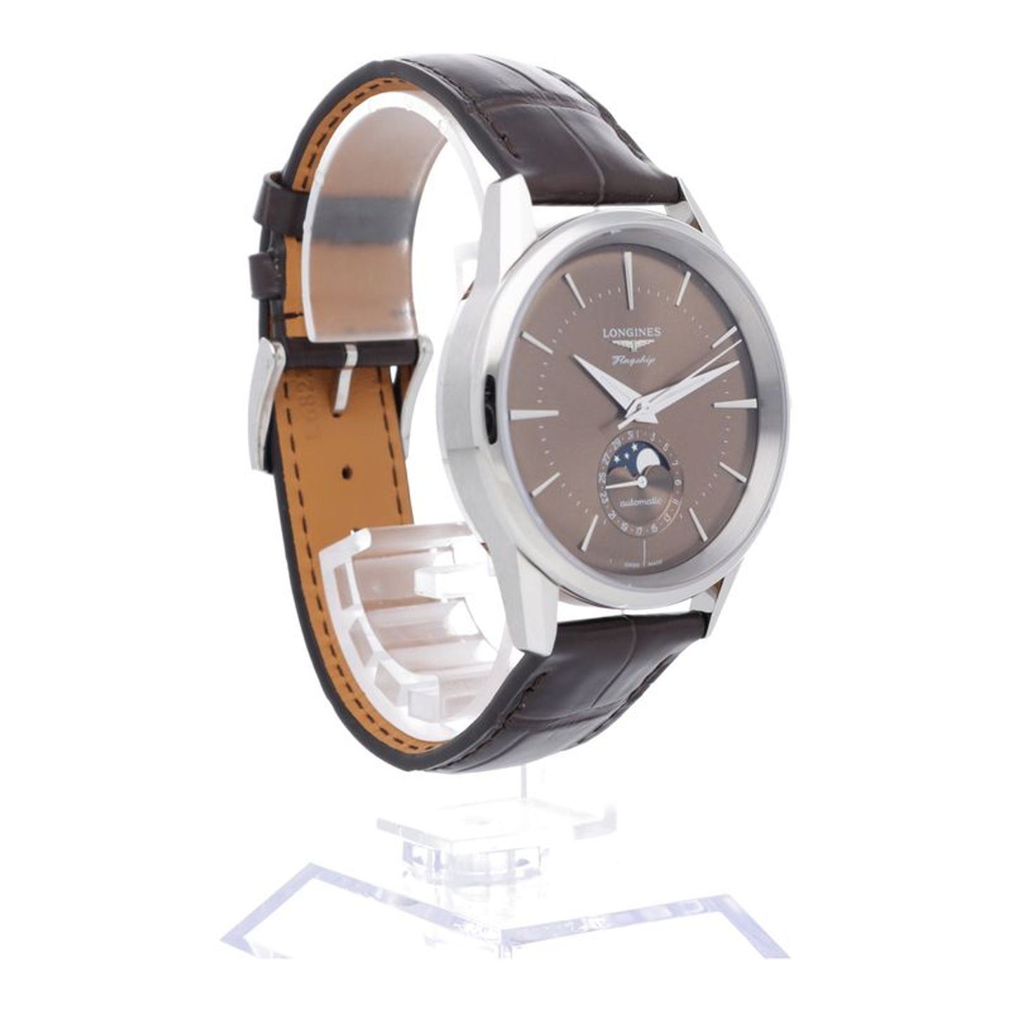 Longines Flagship Heritage L4.815.4.62.2 (2025) - Beige dial 39 mm Steel case (6/7)