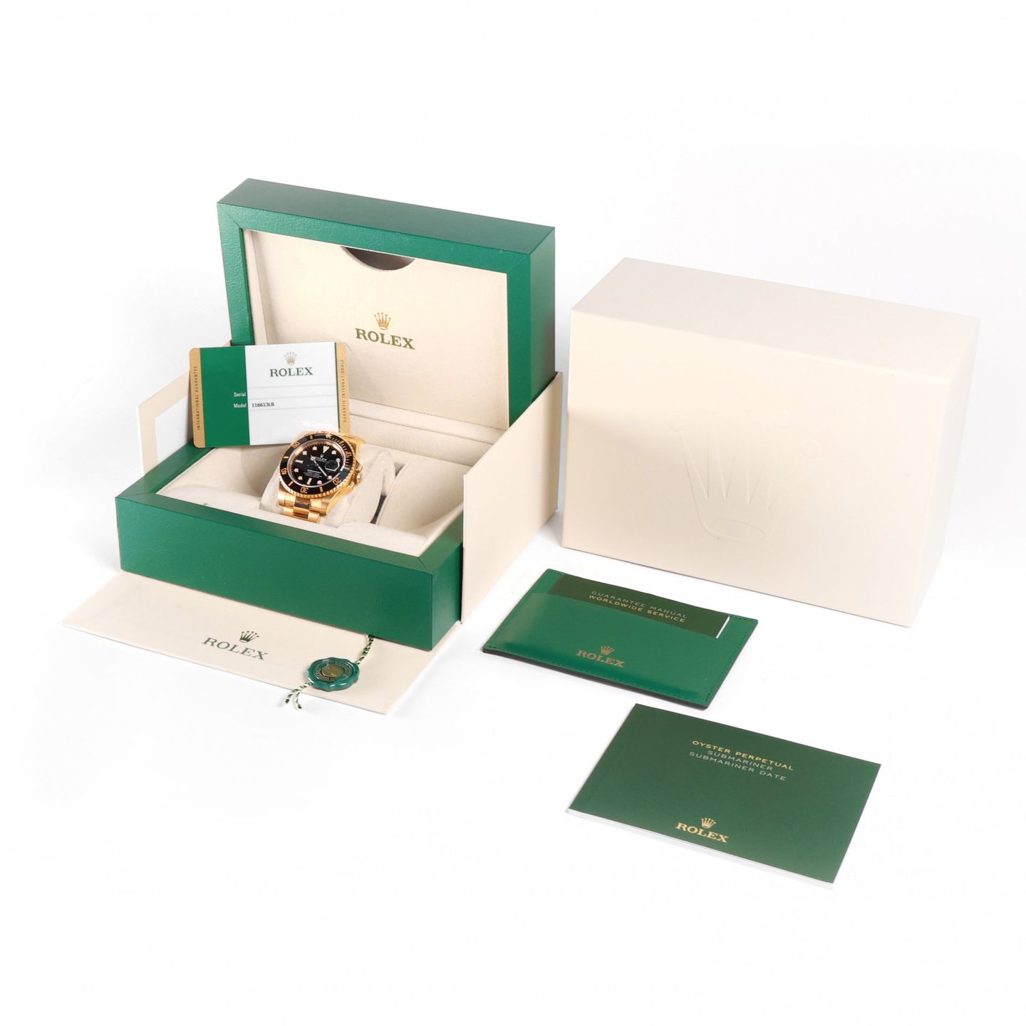Rolex Submariner Date 116618LN (2019) - 40 mm Yellow Gold case (6/6)