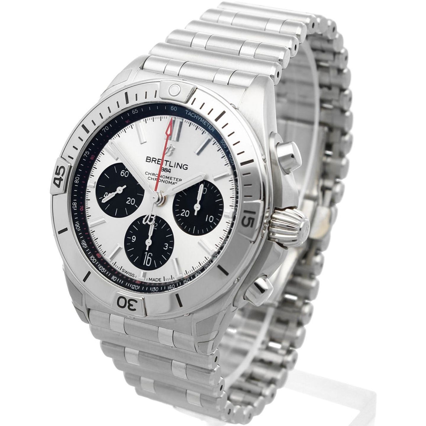 Breitling Chronomat 42 AB0134101G1A1 (2024) - Silver dial 42 mm Steel case (2/8)