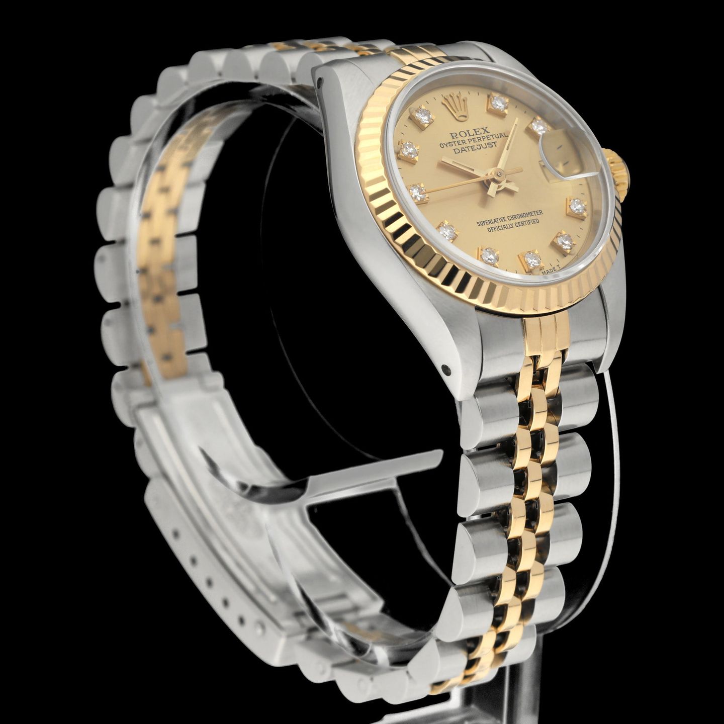 Rolex Lady-Datejust 69173G (1991) - 26 mm Gold/Steel case (6/8)