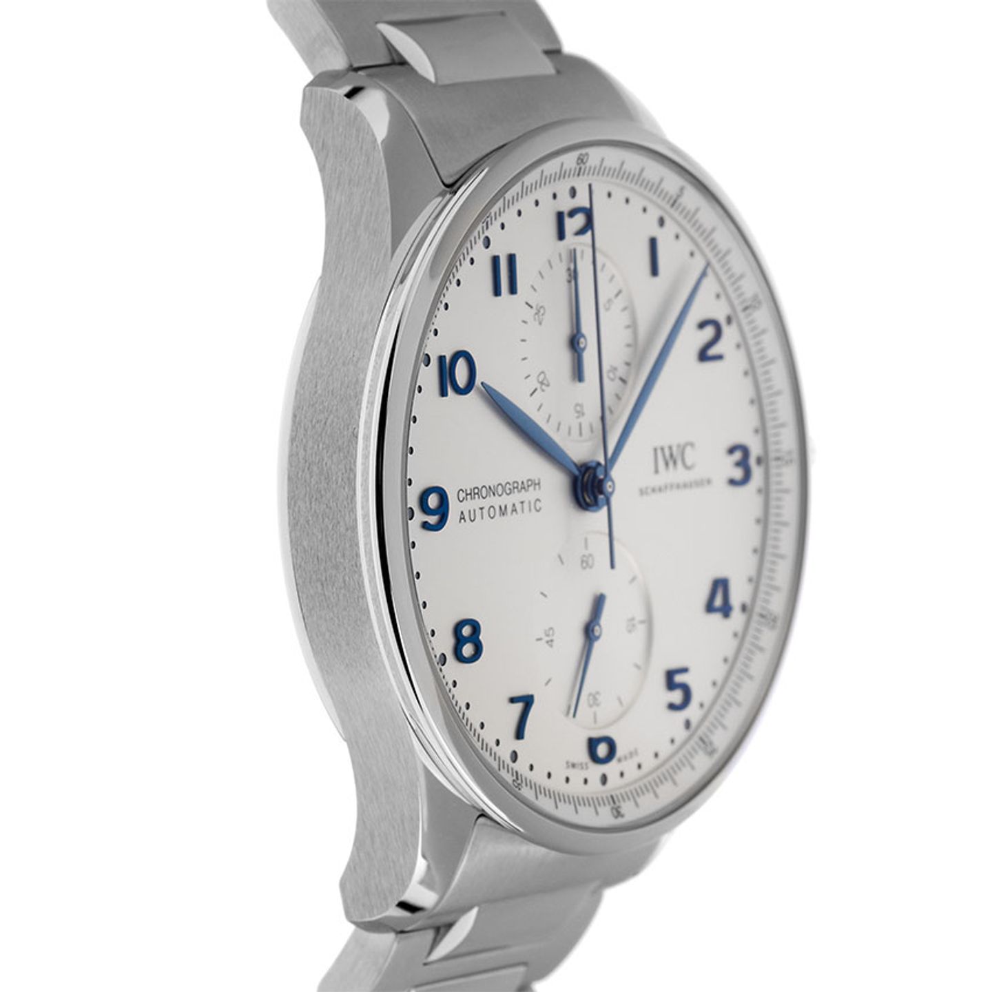 IWC Portuguese Chronograph IW371617 (2025) - Silver dial 41 mm Steel case (5/7)
