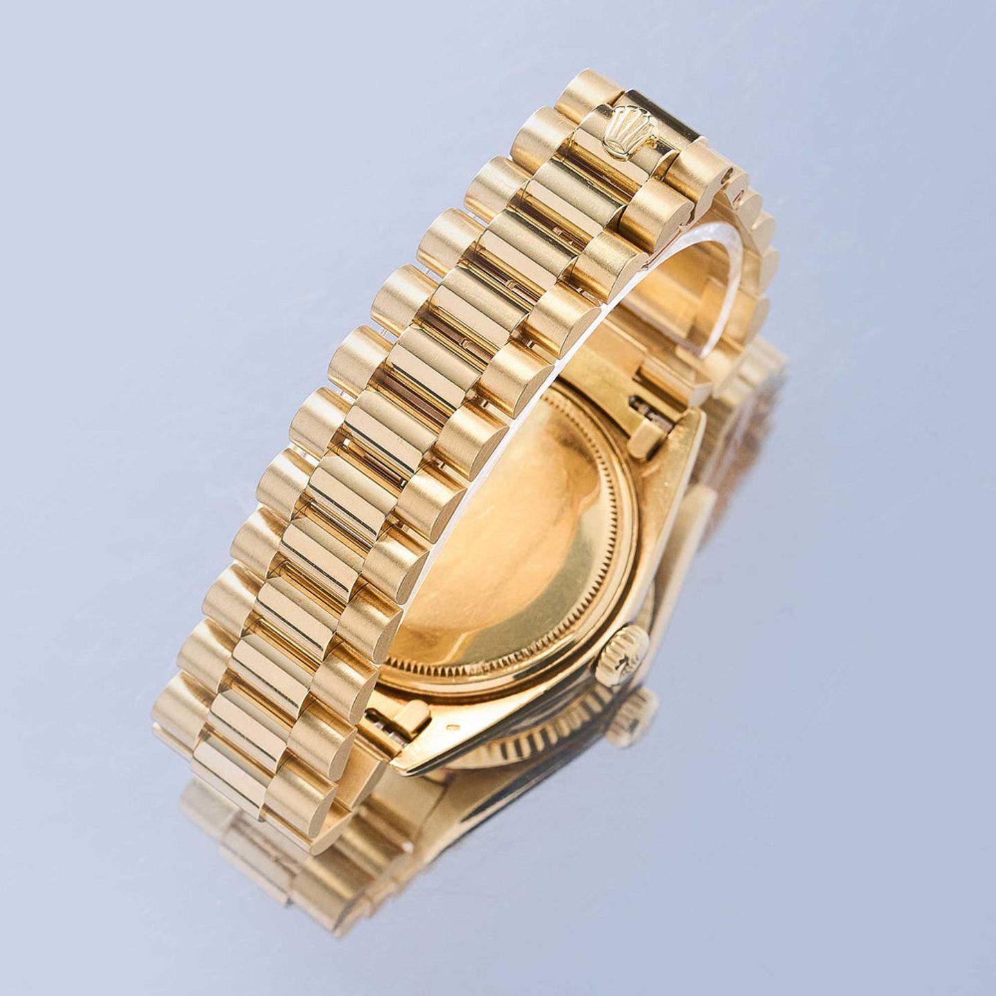 Rolex Day-Date 36 18038 (1974) - Black dial 36 mm Yellow Gold case (8/8)