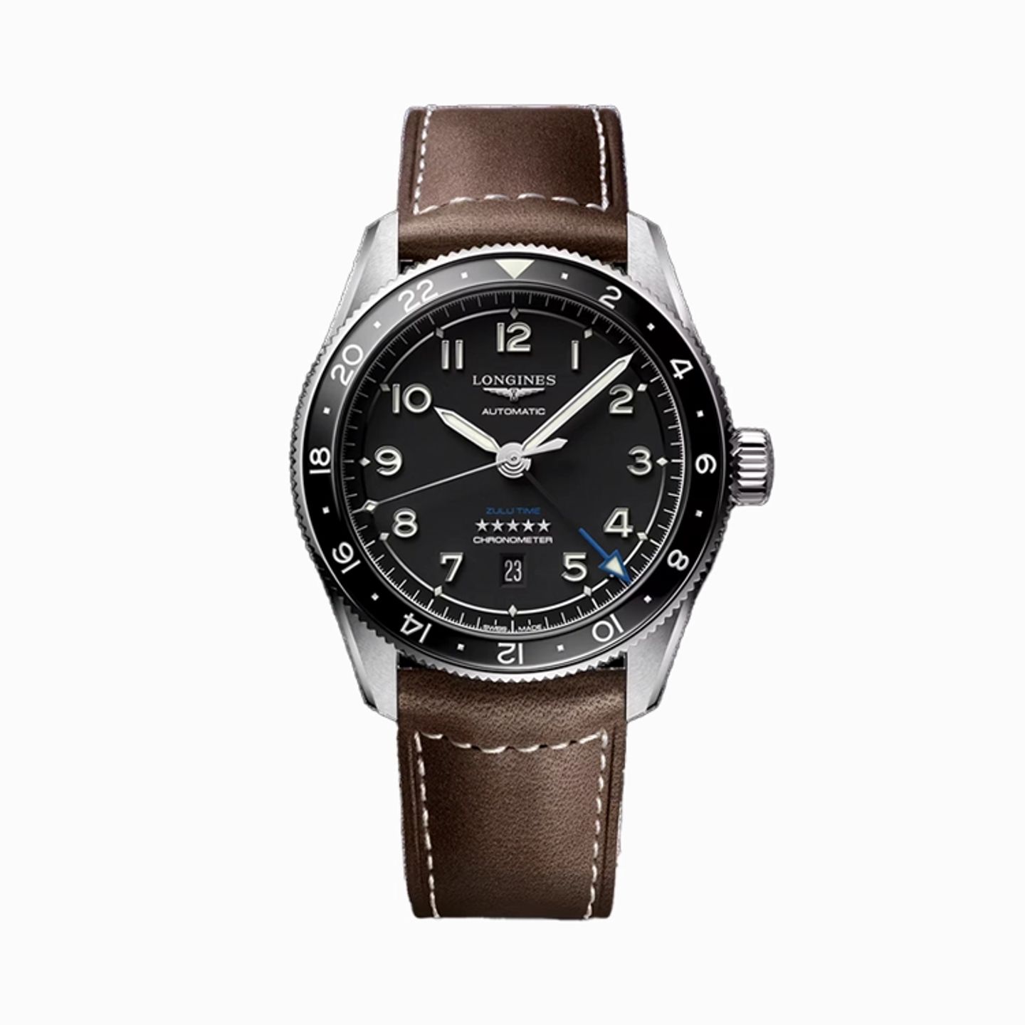 Longines Spirit L3.812.4.53.2 (2025) - Black dial 42 mm Steel case (1/1)