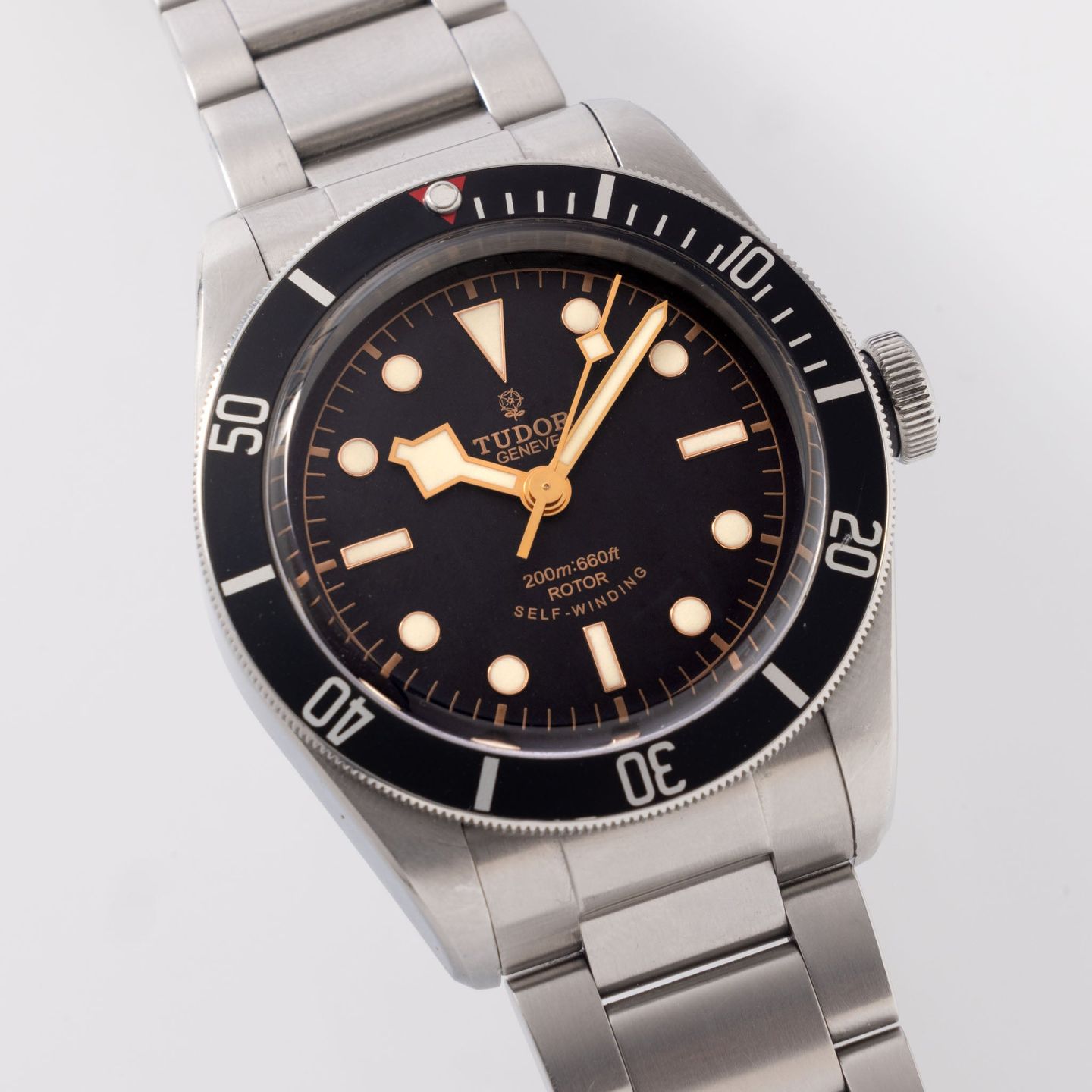 Tudor Black Bay 79220N (2016) - Zwart wijzerplaat 41mm Staal (1/8)