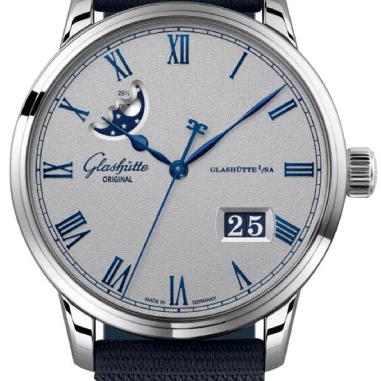 Glashütte Original Senator Excellence 1-36-24-02-02-61 (2026) - Grijs wijzerplaat 40mm Staal (1/1)