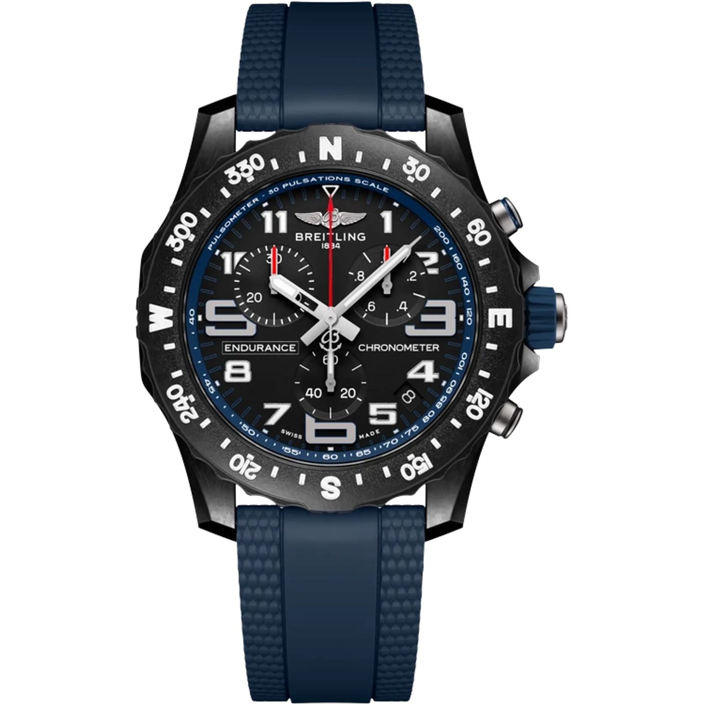 Breitling Endurance Pro X82310D51B1S2 (2024) - Zwart wijzerplaat 45mm Plastic (1/1)