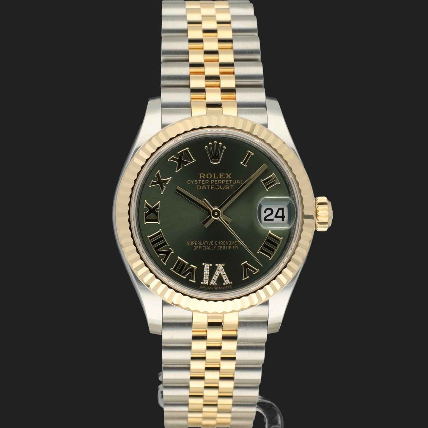 Rolex Datejust 31 278273 (2024) - 31mm Goud/Staal (3/8)