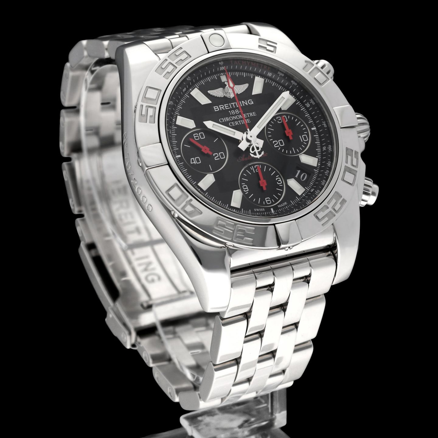 Breitling Chronomat 41 AB0141 (2014) - Black dial 41 mm Steel case (4/8)