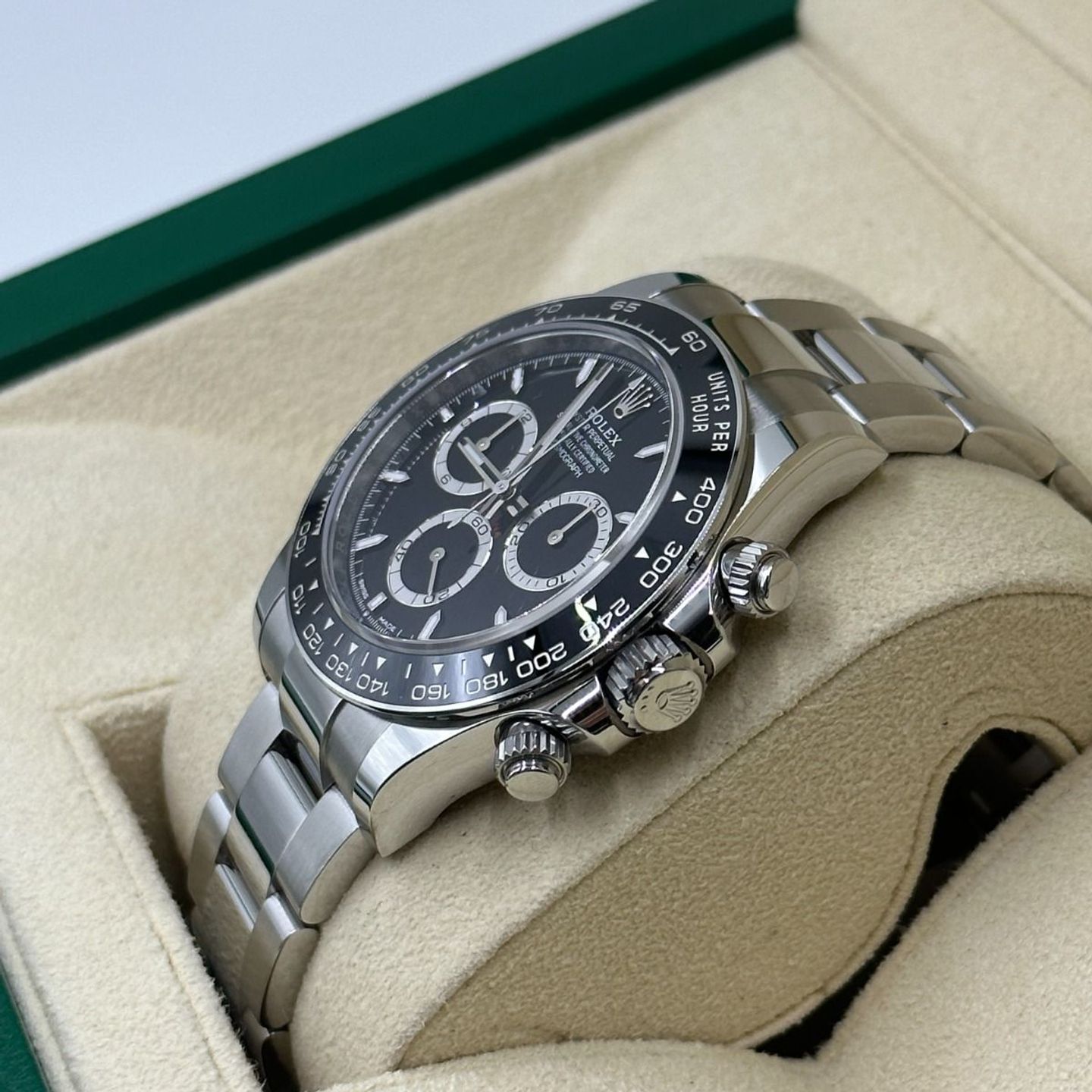 Rolex Daytona 126500LN (2024) - Zwart wijzerplaat 40mm Staal (6/8)