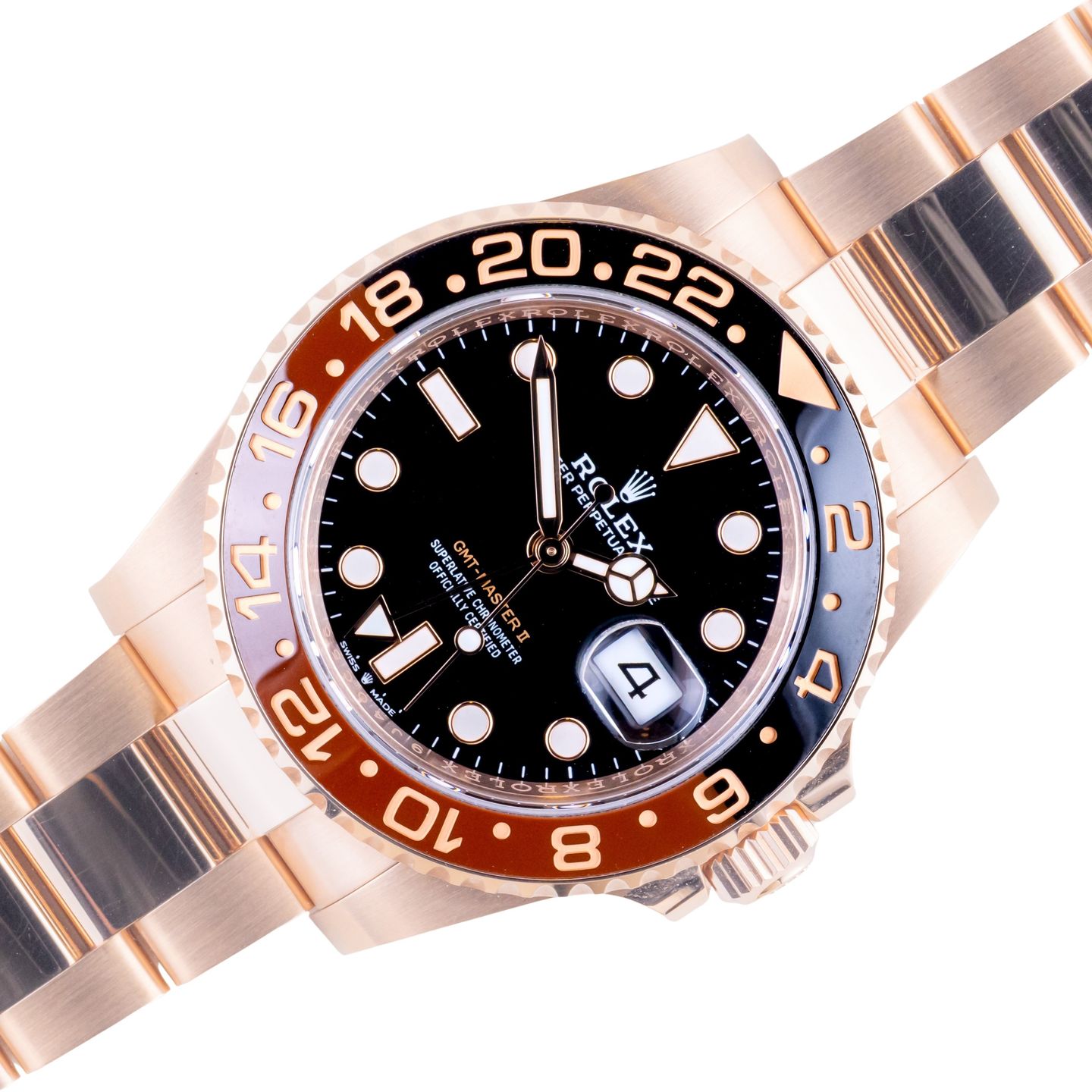 Rolex GMT-Master II 126715CHNR (2025) - Black dial 40 mm Rose Gold case (1/8)