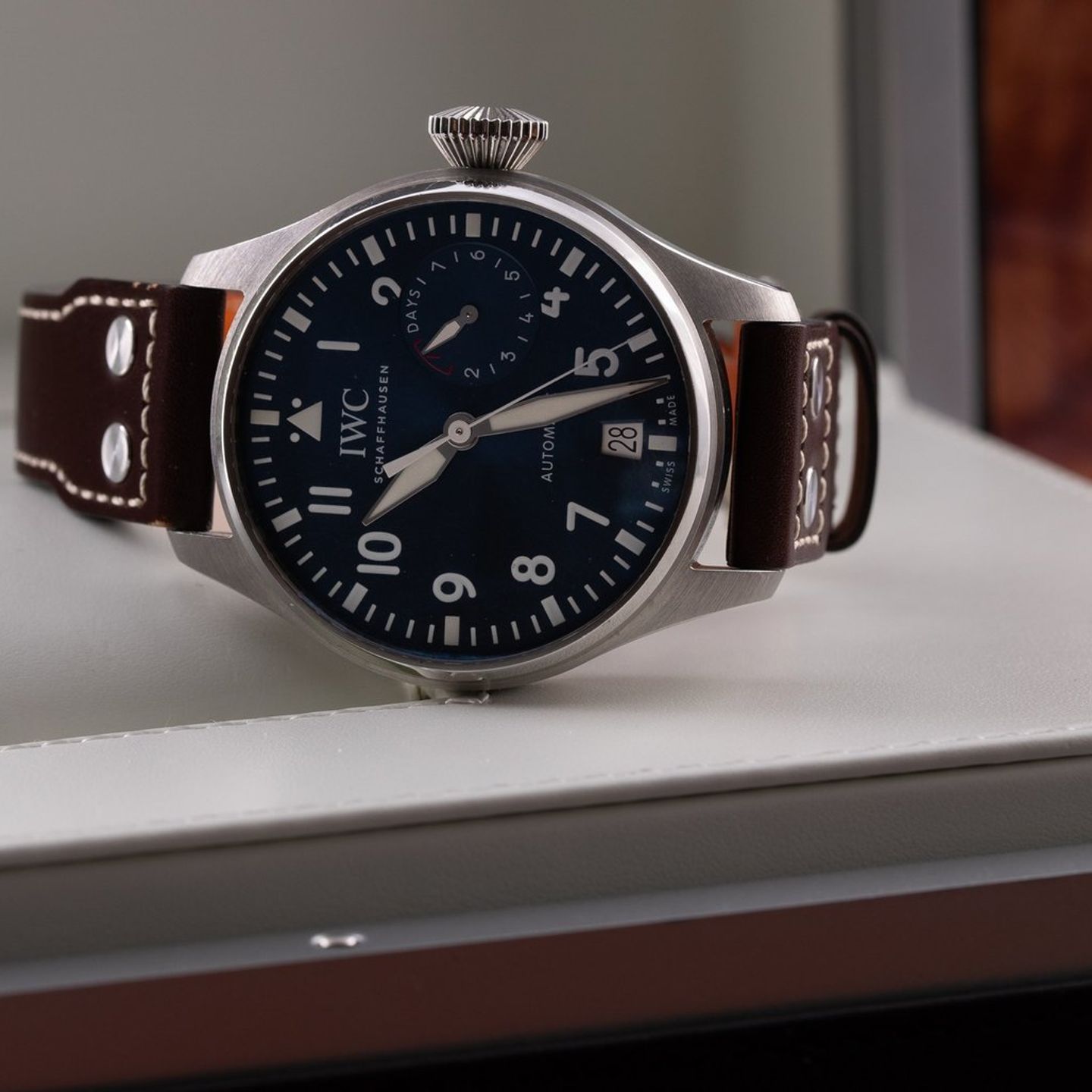 IWC Big Pilot IW500916 (2019) - Blue dial 46 mm Steel case (8/8)