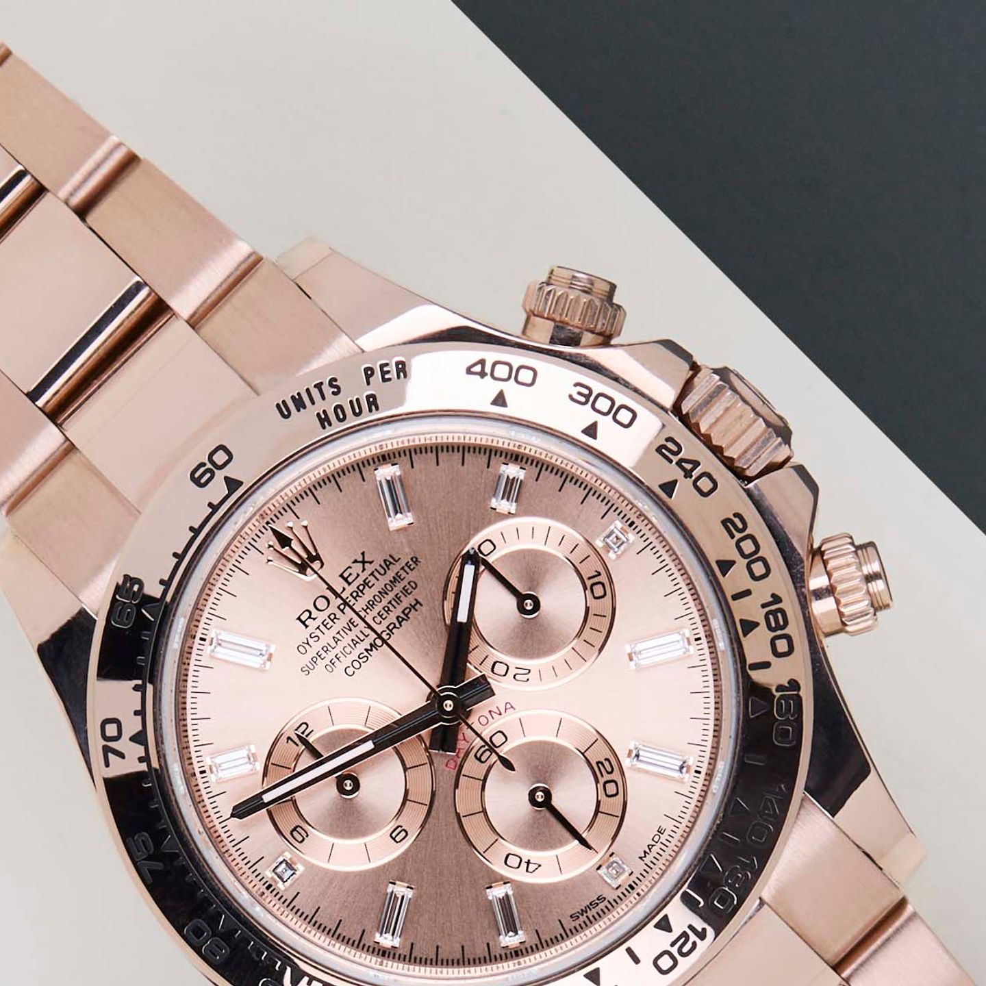 Rolex Daytona 116505 (2019) - Roze wijzerplaat 40mm Roségoud (3/8)