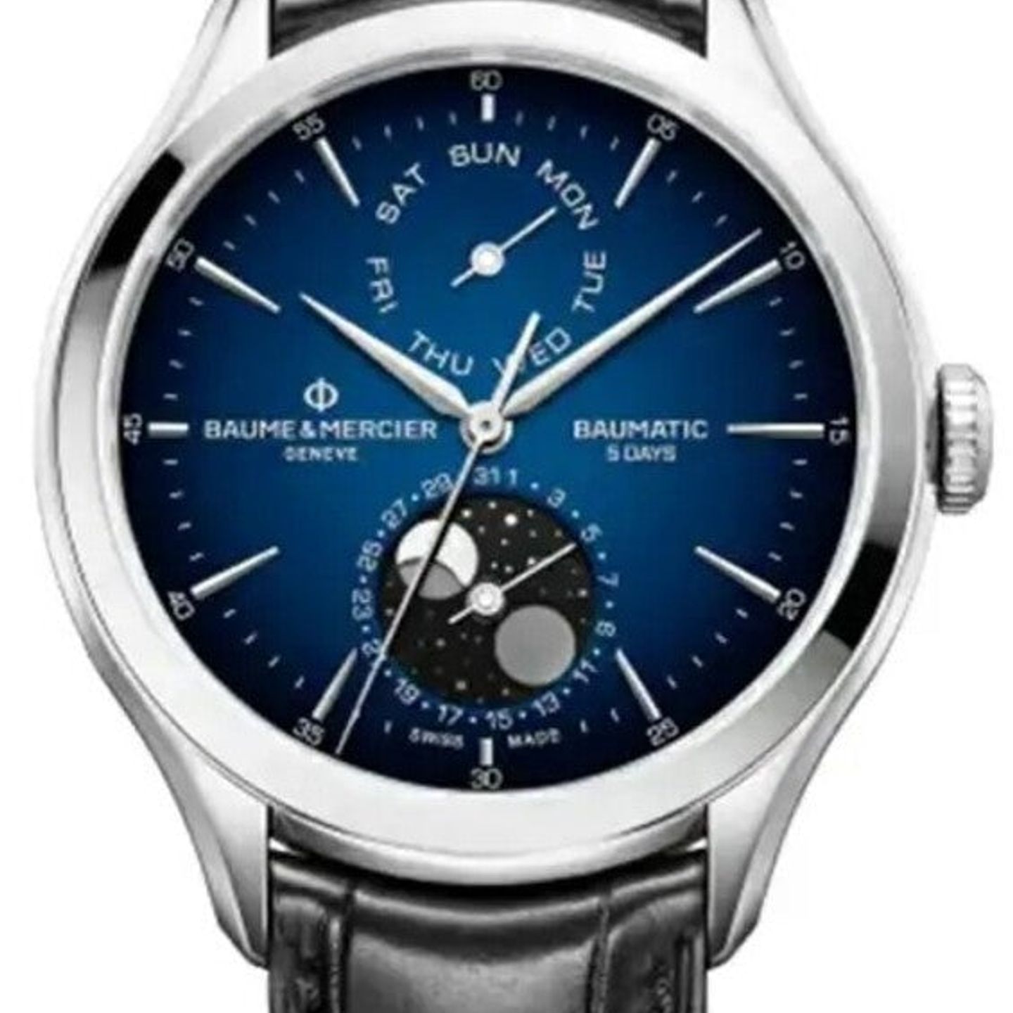 Baume & Mercier Clifton M0A10593 (2025) - Blauw wijzerplaat 42mm Staal (1/1)