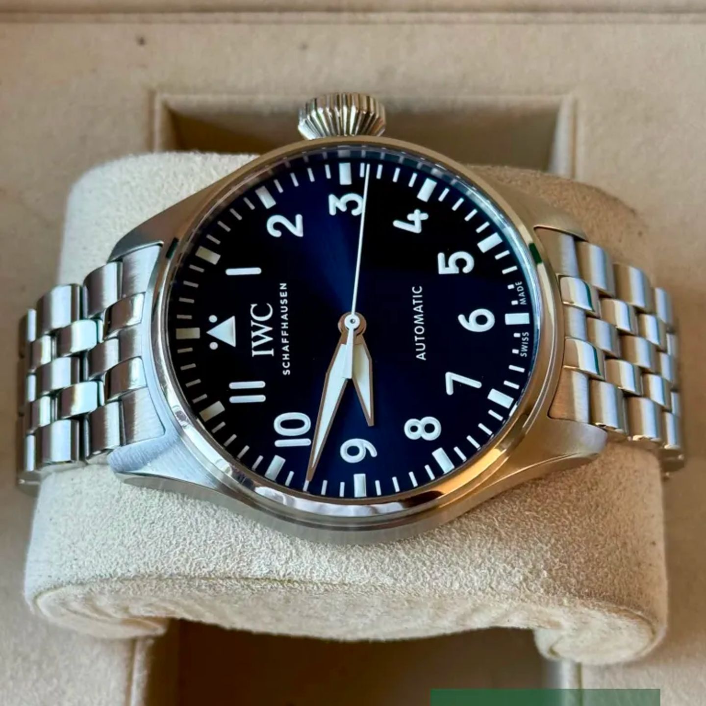 IWC Big Pilot IW329304 (Unknown (random serial)) - Blue dial 43 mm Steel case (4/5)