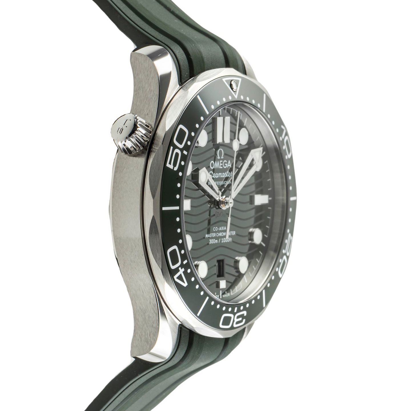 Omega Seamaster Diver 300 M 210.32.42.20.10.001 (Unknown (random serial)) - Green dial 42 mm Steel case (6/8)