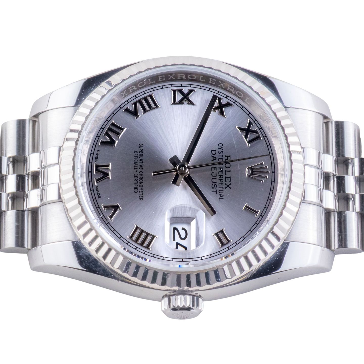 Rolex Datejust 36 116234 (2017) - Grijs wijzerplaat 36mm Staal (5/8)