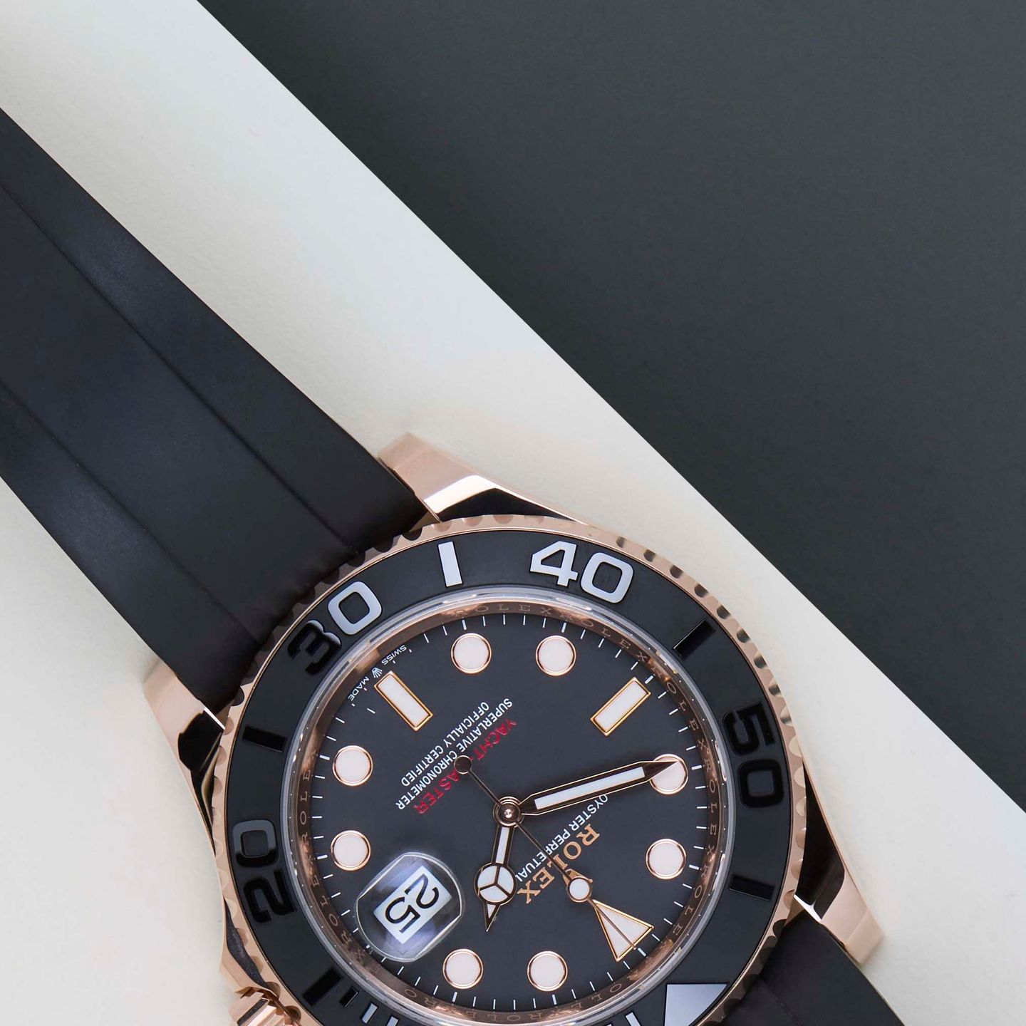 Rolex Yacht-Master 40 126655 (2020) - 40 mm Rose Gold case (4/8)