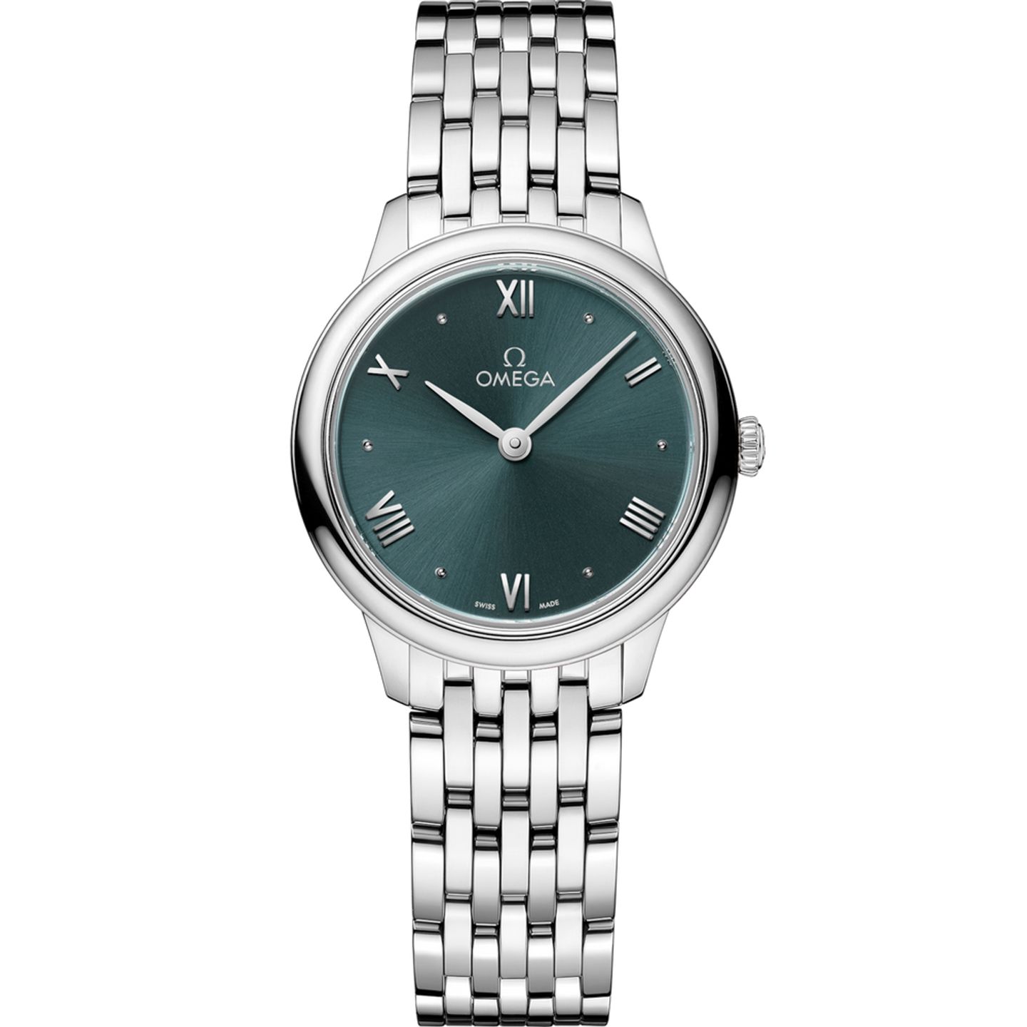 Omega De Ville 434.10.28.60.10.001 (2025) - Turquoise wijzerplaat 28mm Staal (1/1)