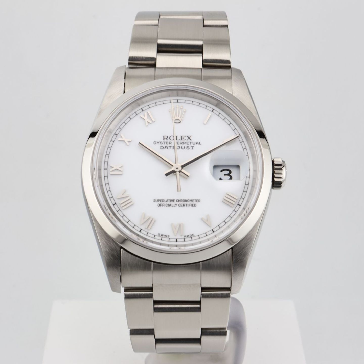 Audemars Piguet Unknown 16200 (1997) - Wit wijzerplaat 36mm Staal (1/2)