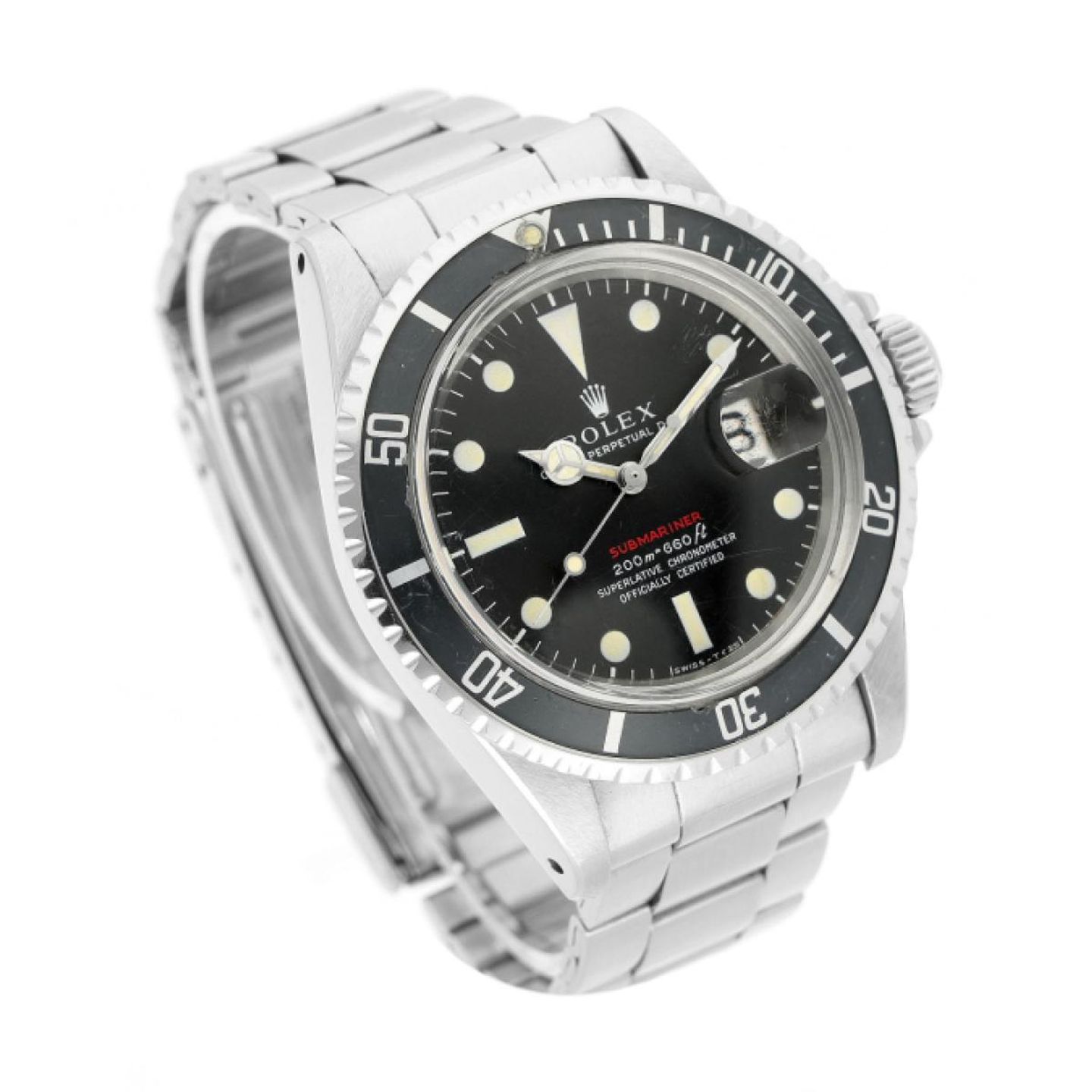 Rolex Submariner Date 1680 (1970) - Zwart wijzerplaat 40mm Staal (3/5)