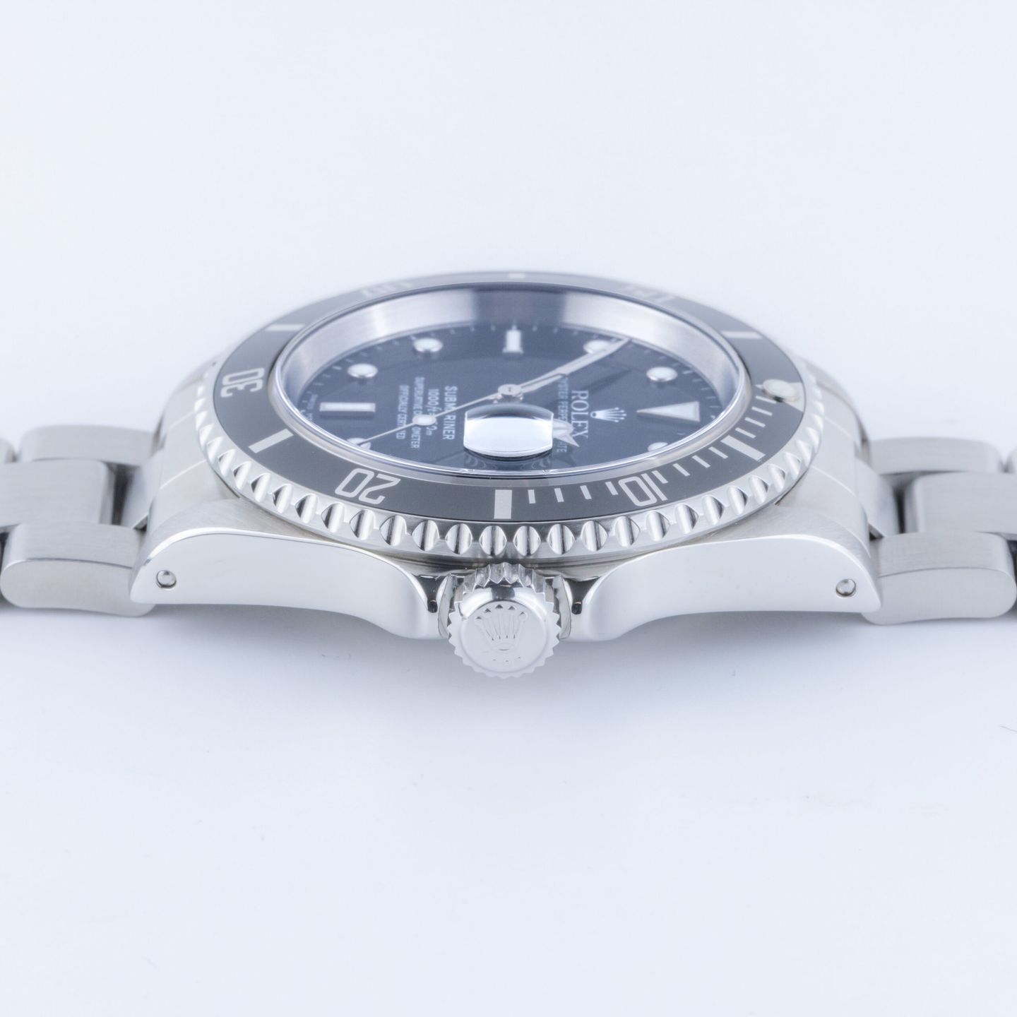 Rolex Submariner Date 16610 (1996) - Zwart wijzerplaat 40mm Staal (6/8)