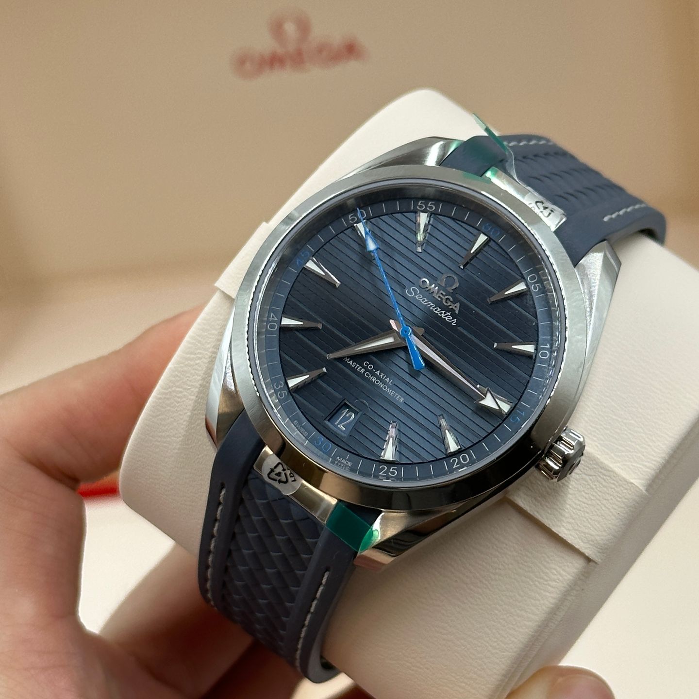 Omega Seamaster Aqua Terra 220.12.41.21.03.002 (2023) - Blauw wijzerplaat 41mm Staal (7/8)