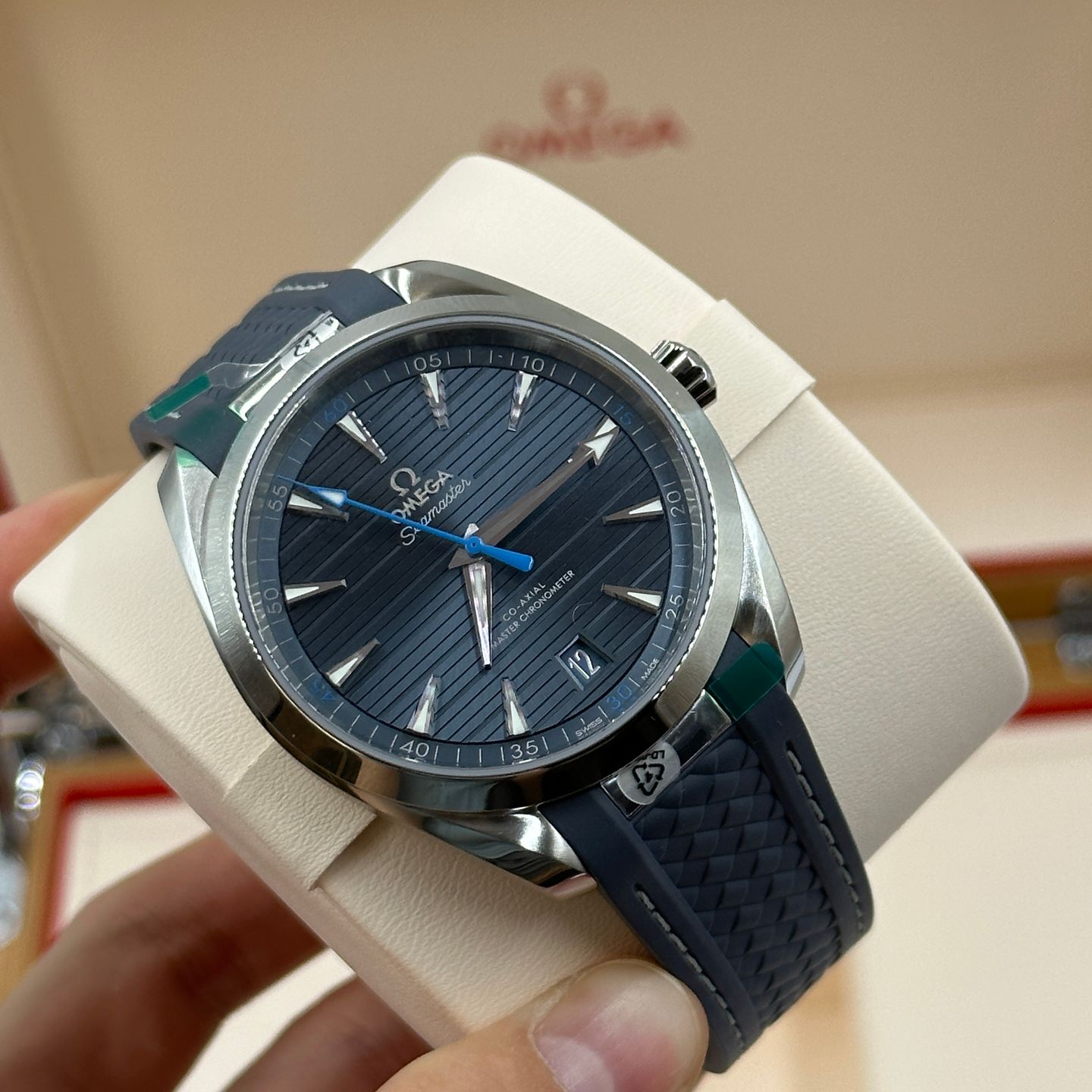 Omega Seamaster Aqua Terra 220.12.41.21.03.002 (2023) - Blauw wijzerplaat 41mm Staal (5/8)