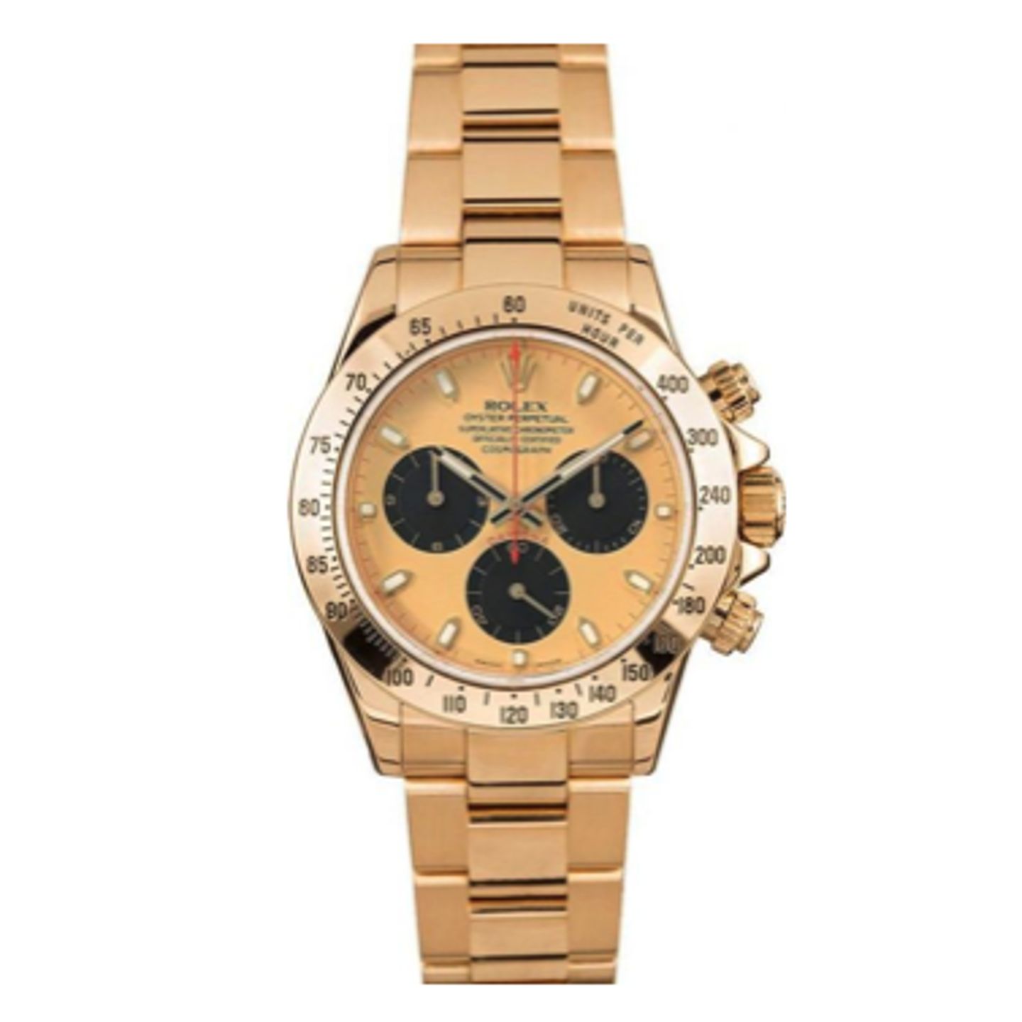 Rolex Daytona 116528 (2005) - Gold dial 40 mm Yellow Gold case (1/1)
