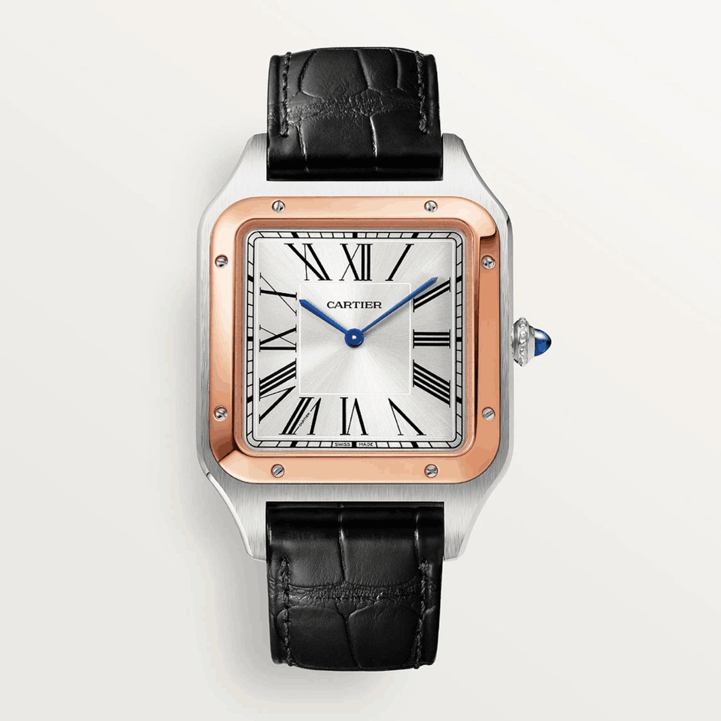 Cartier Santos Dumont W2SA0017 (2025) - Silver dial 47 mm Gold/Steel case (1/1)