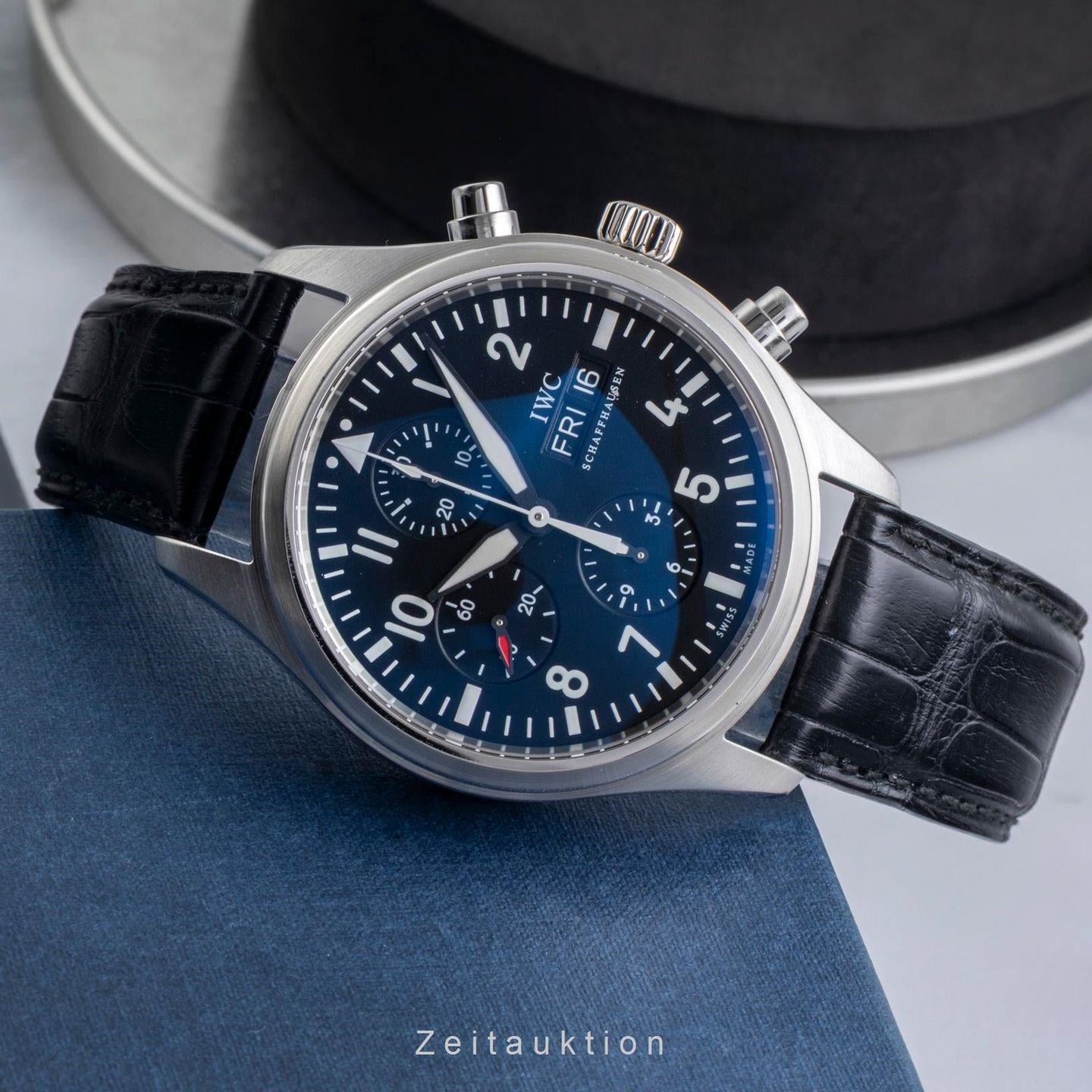 IWC Pilot Chronograph IW371701 (Onbekend (willekeurig serienummer)) - 42mm Staal (2/8)
