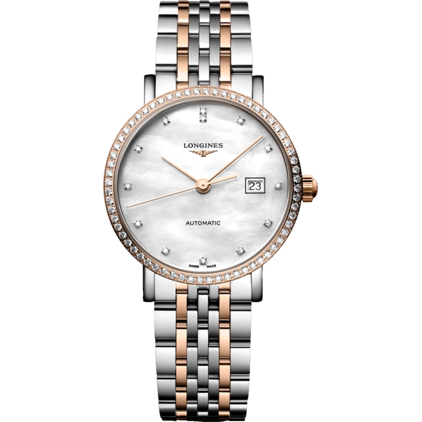 Longines Elegant L4.310.5.81.7 (2026) - Parelmoer wijzerplaat 29mm Goud/Staal (1/1)