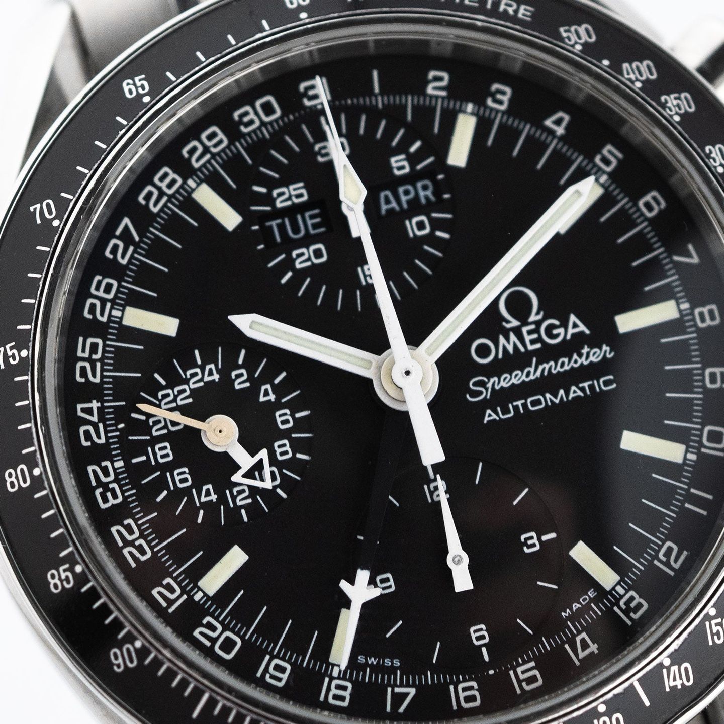 Omega Speedmaster Day Date 3520.50.00 (2003) - Zwart wijzerplaat 39mm Staal (3/7)