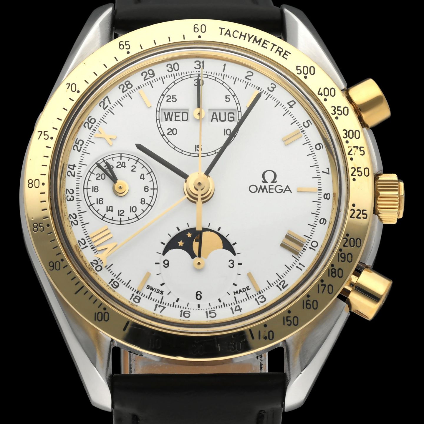Omega Speedmaster 3330.20.00 (1992) - Wit wijzerplaat 39mm Staal (1/8)