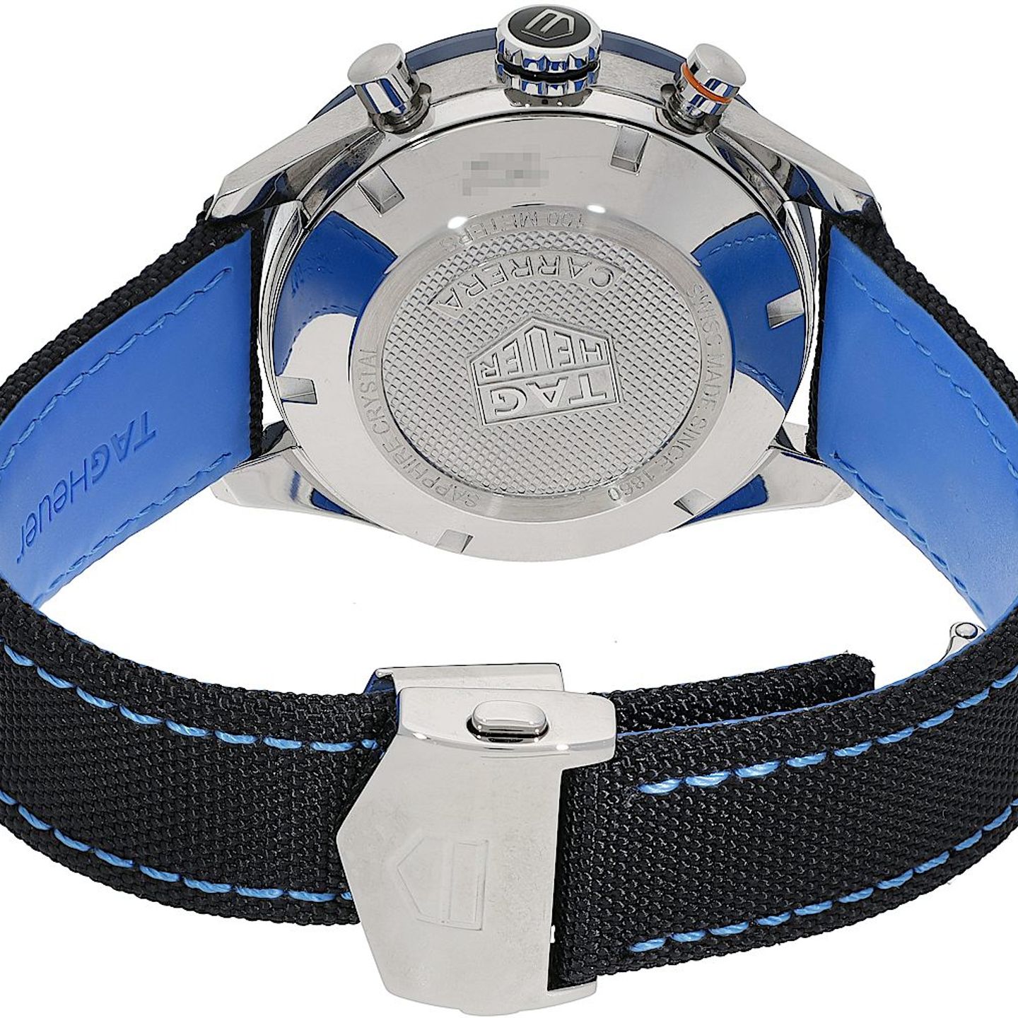 TAG Heuer Carrera Calibre 16 CBM2112 (2019) - Blauw wijzerplaat 41mm Staal (5/5)