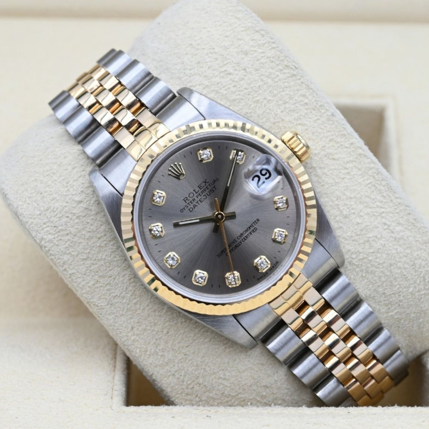 Rolex Datejust 31 68273 (1995) - 31mm Goud/Staal (1/7)
