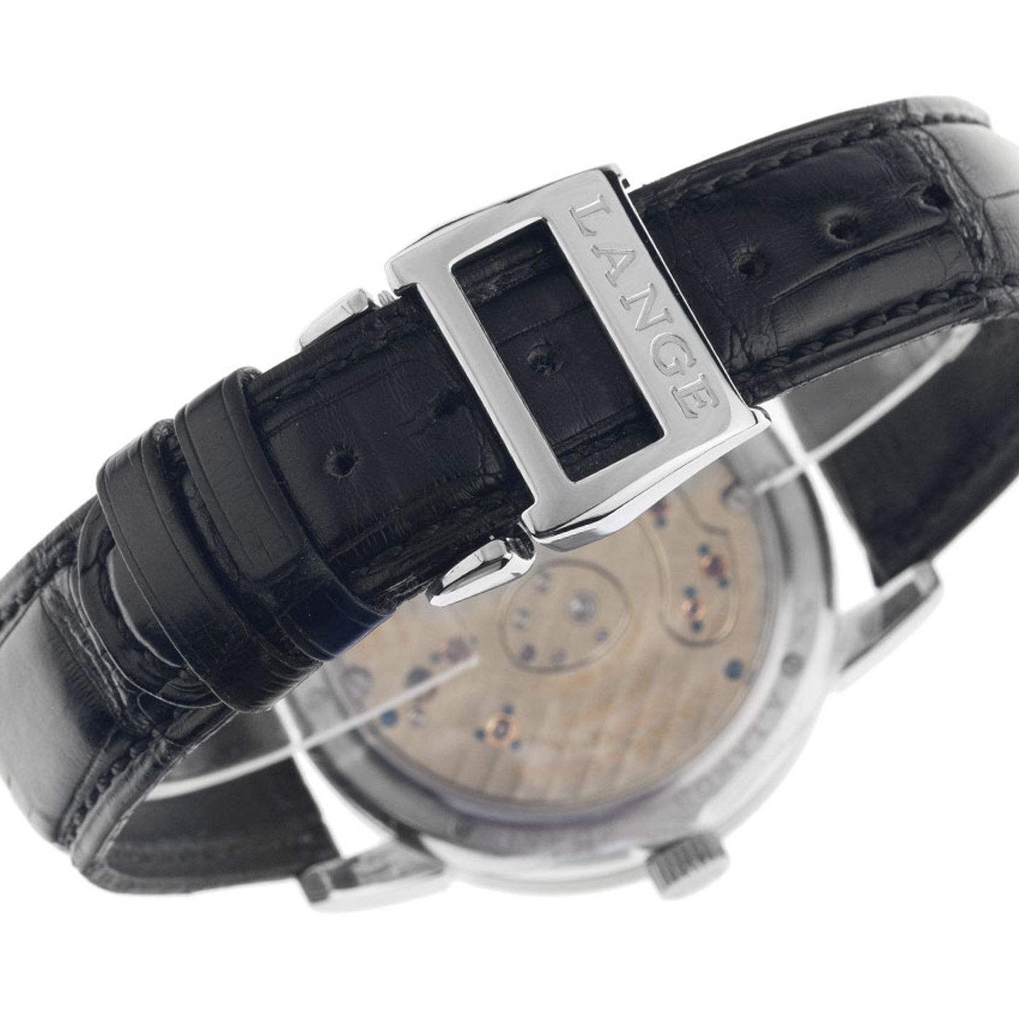 A. Lange & Söhne Lange 1 101.025 (2001) - Zilver wijzerplaat 39mm Platina (7/7)