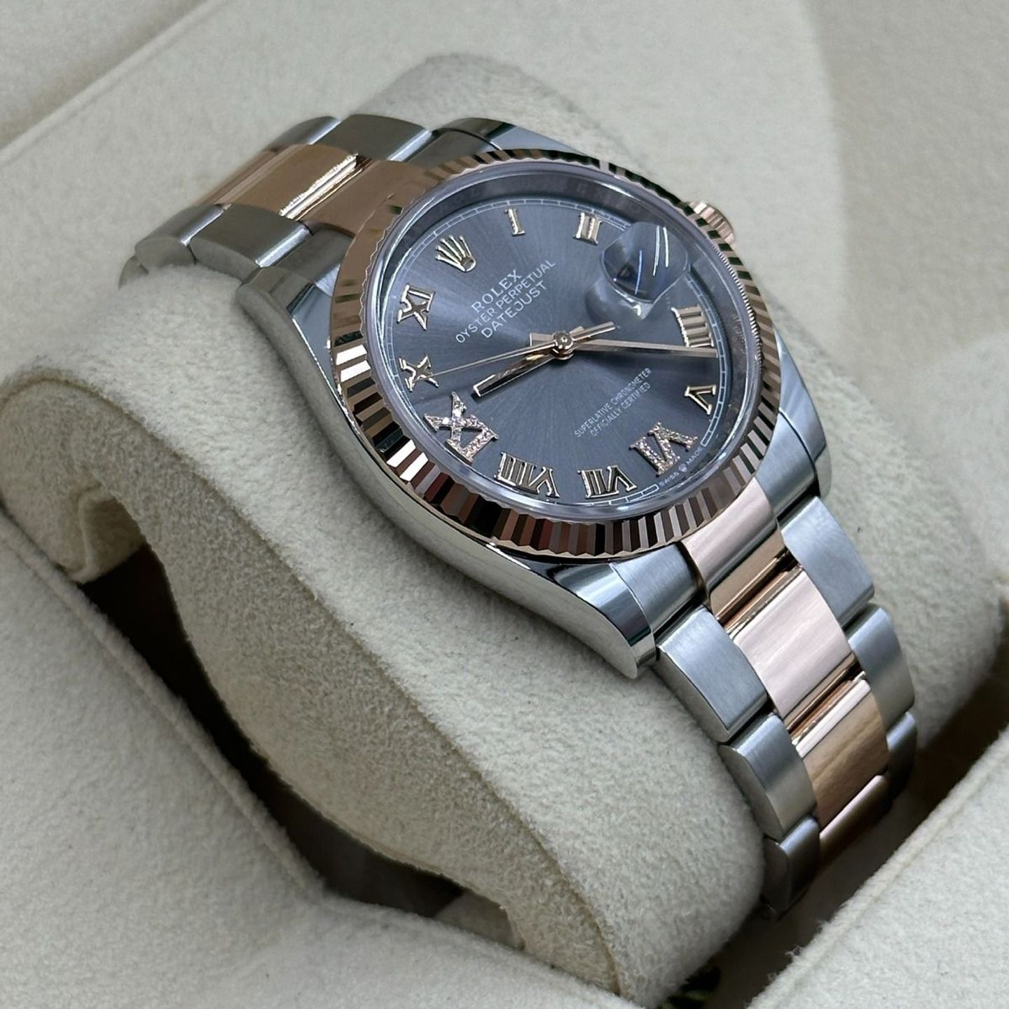 Rolex Datejust 36 126231 (2024) - Grijs wijzerplaat 36mm Staal (7/8)